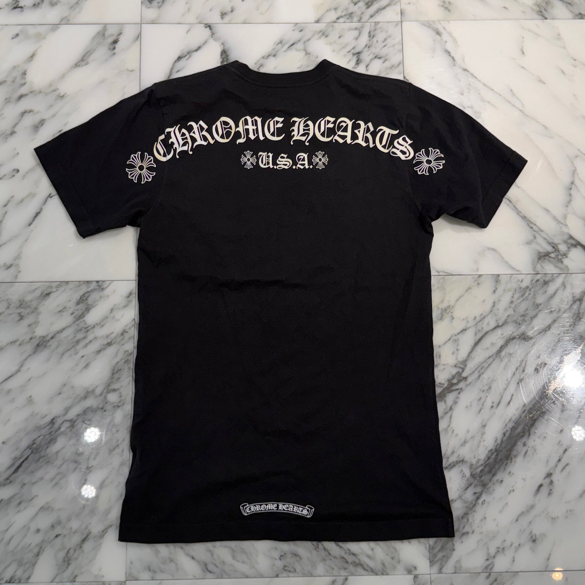 CHROME HEARTS Back Arch USA Logo Tee Size S クロムハーツ バックアーチ USA ロゴ Tシャツ サイズS