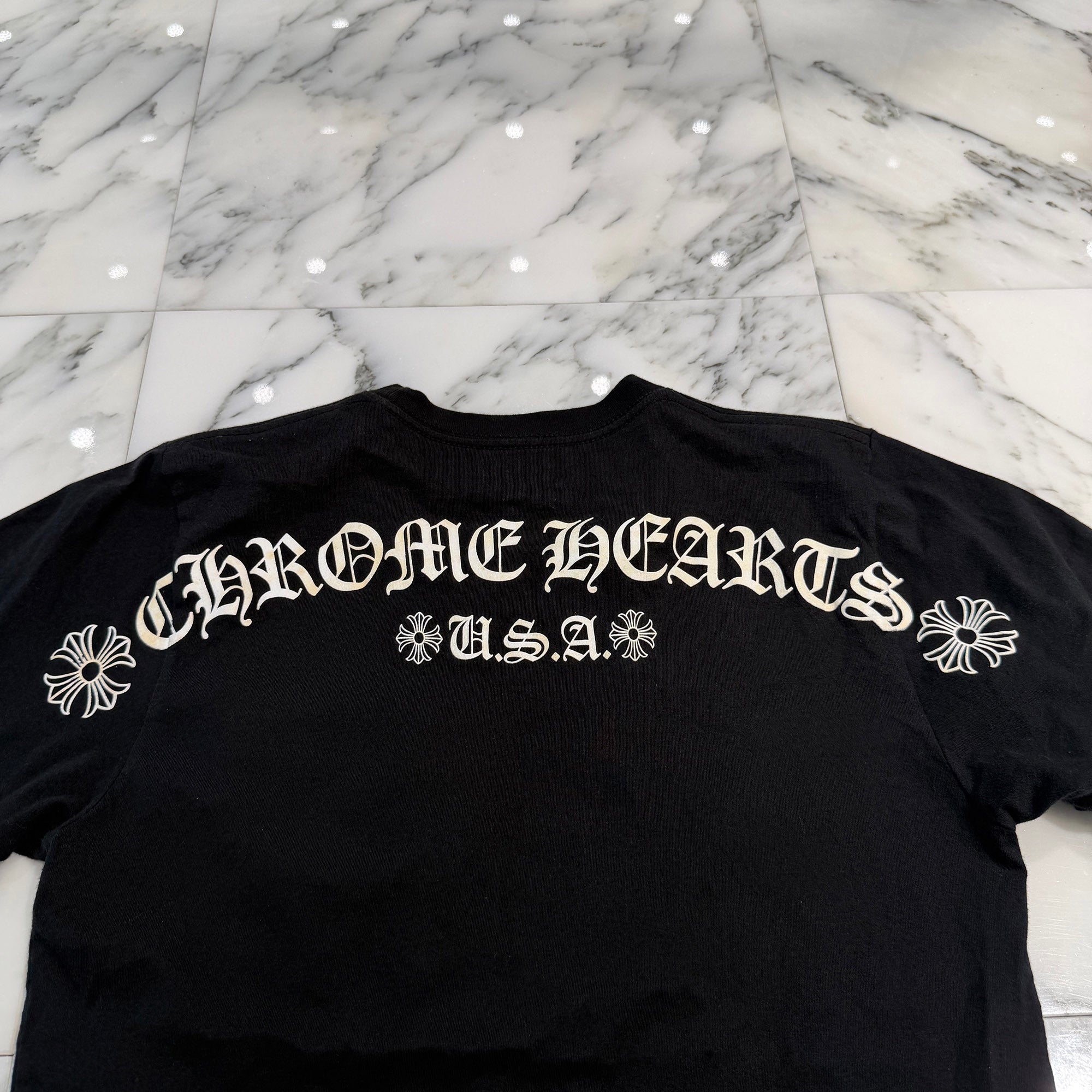 CHROME HEARTS Back Arch USA Logo Tee Size S クロムハーツ バックアーチ USA ロゴ Tシャツ サイズS