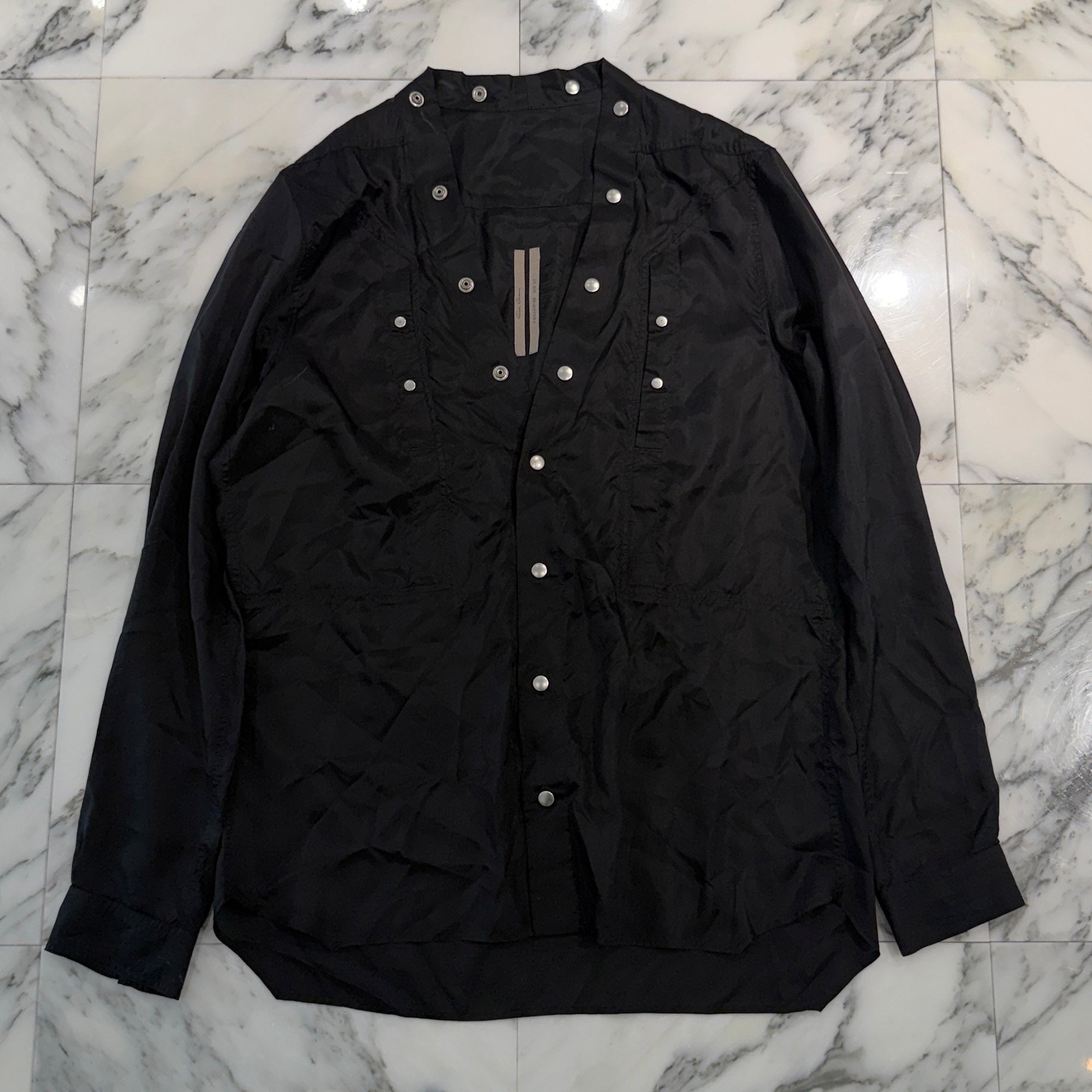 Rick Owens 2022SS LARRY SHIRT RU01B1287-JX Size US42 リックオウエンス ラリーシャツ サイズUS42