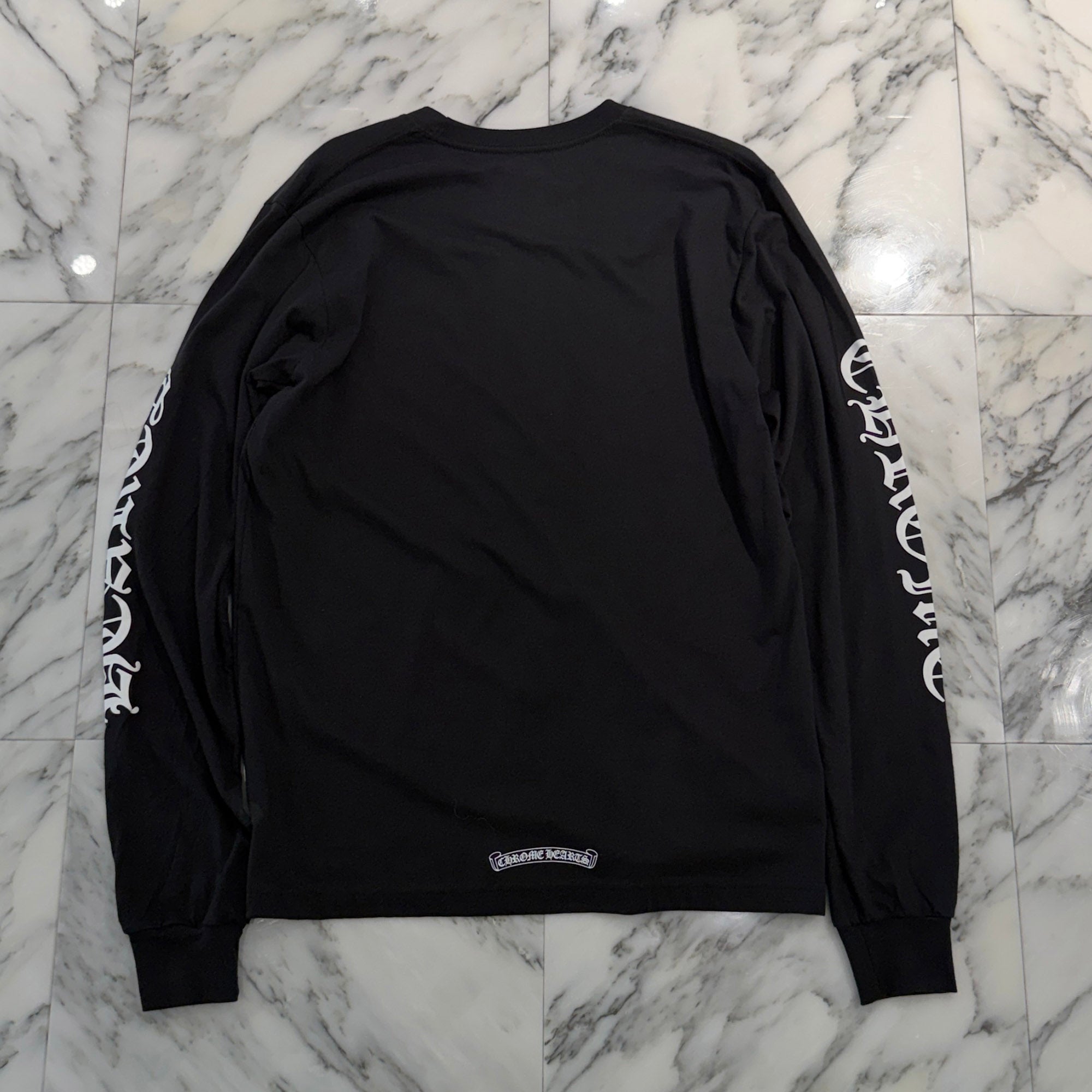 CHROME HEARTS Neck Logo Long Sleeve Tee Size L クロムハーツ ネックロゴ ロングスリーブTシャツ サイズL