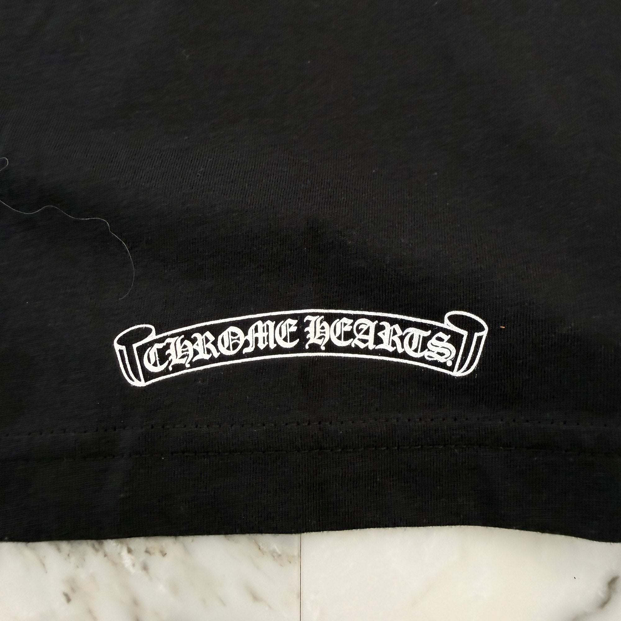 CHROME HEARTS Neck Logo Long Sleeve Tee Size L クロムハーツ ネックロゴ ロングスリーブTシャツ サイズL