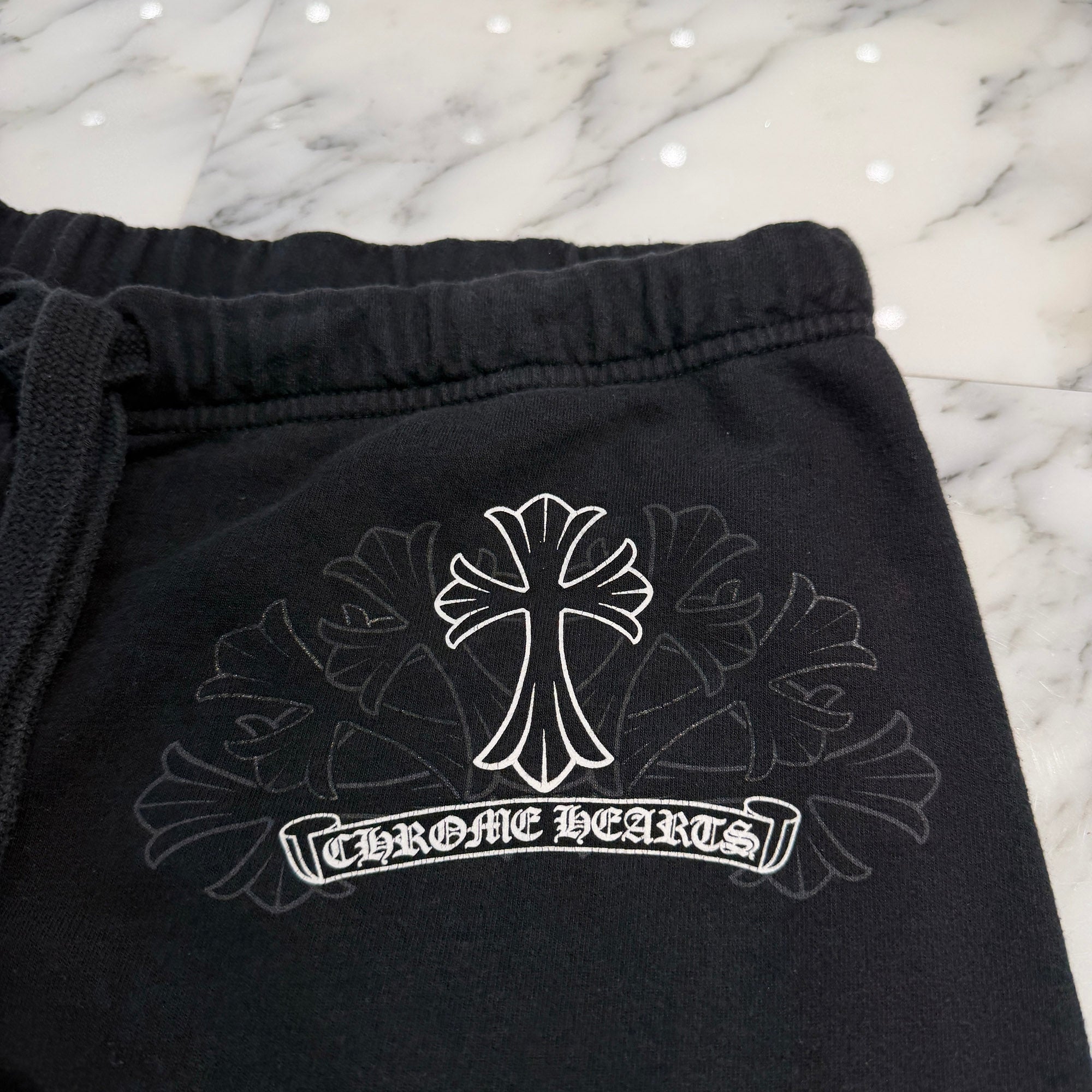 CHROME HEARTS CH Cross Mirage Print Sweat Long Pants Size XL クロムハーツ CHクロス ミラージュ プリント スウェットロングパンツ サイズXL