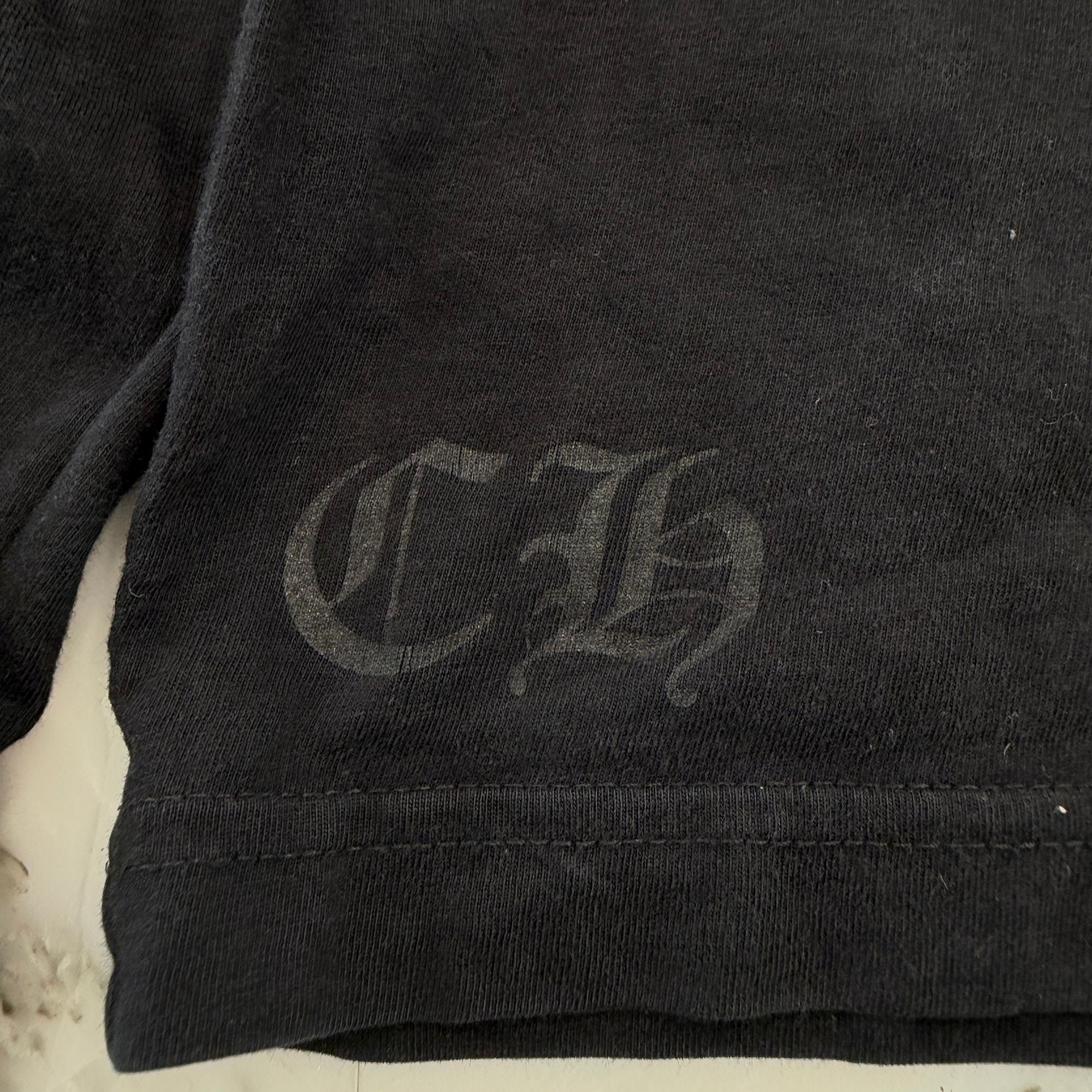 CHROME HEARTS Made In Hollywood  Horseshoe & CH Cross Print Long Sleeve Tee Size S クロムハーツ メイドインハリウッド ホースシュー&CHクロス プリント ロングスリーブ Tシャツ サイズS
