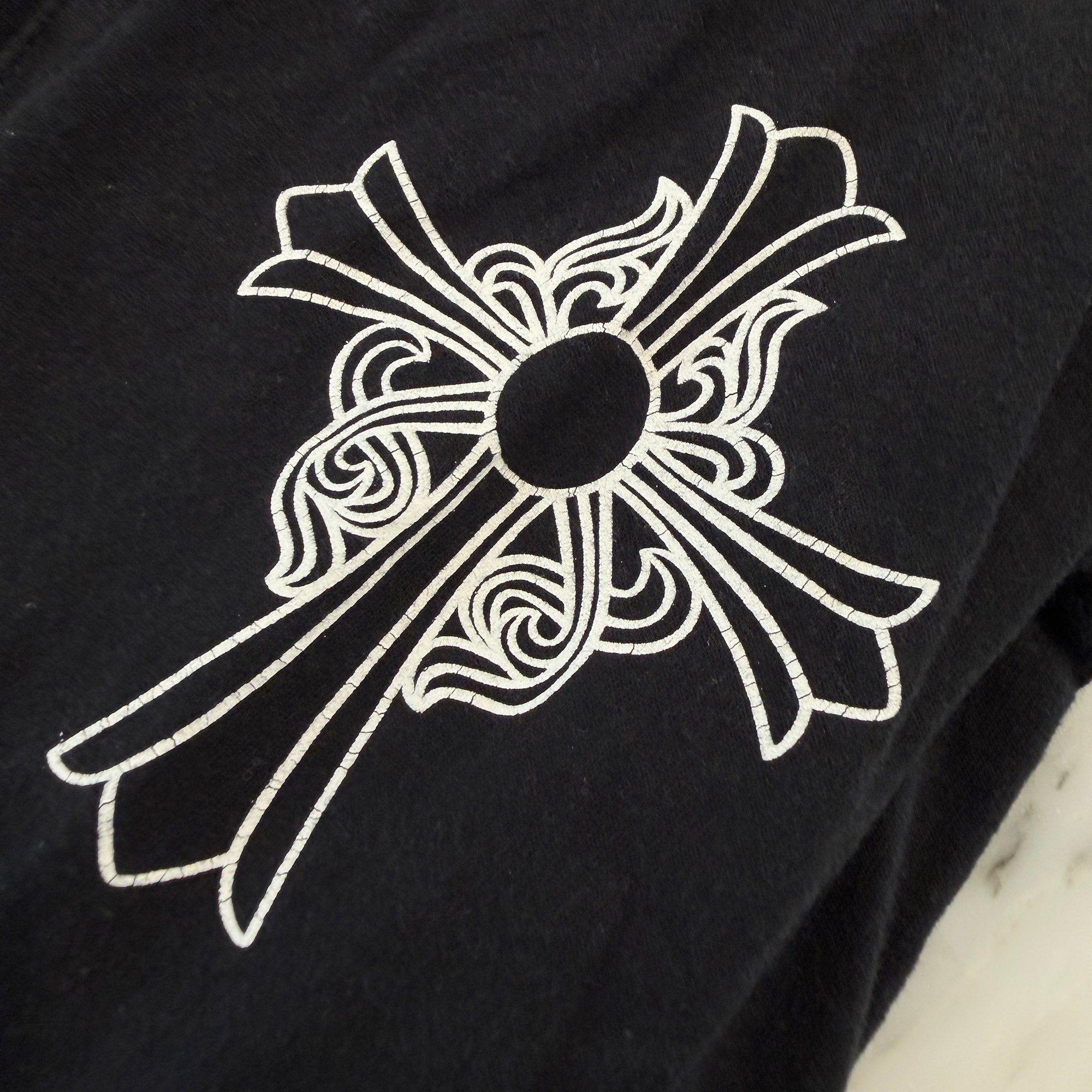 CHROME HEARTS Made In Hollywood  Horseshoe & CH Cross Print Long Sleeve Tee Size S クロムハーツ メイドインハリウッド ホースシュー&CHクロス プリント ロングスリーブ Tシャツ サイズS