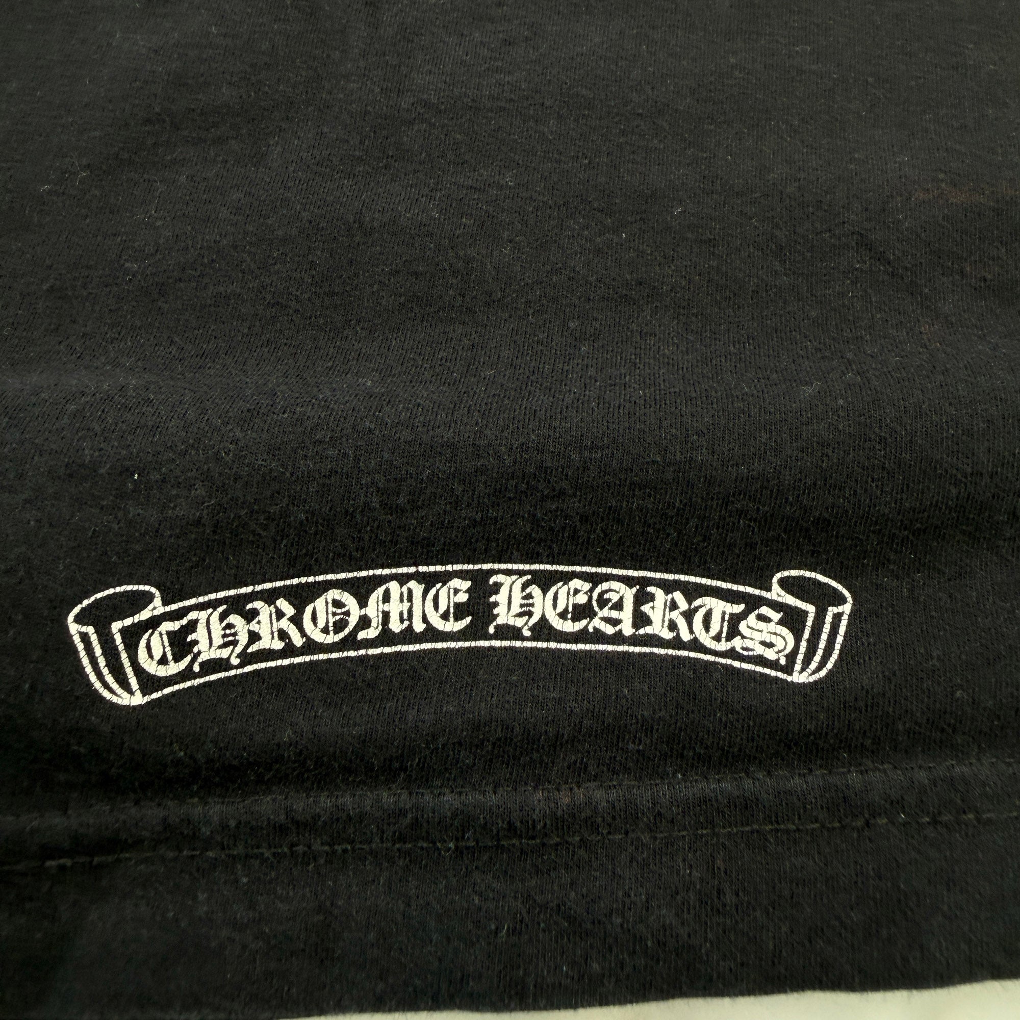 CHROME HEARTS Made In Hollywood  Horseshoe & CH Cross Print Long Sleeve Tee Size S クロムハーツ メイドインハリウッド ホースシュー&CHクロス プリント ロングスリーブ Tシャツ サイズS