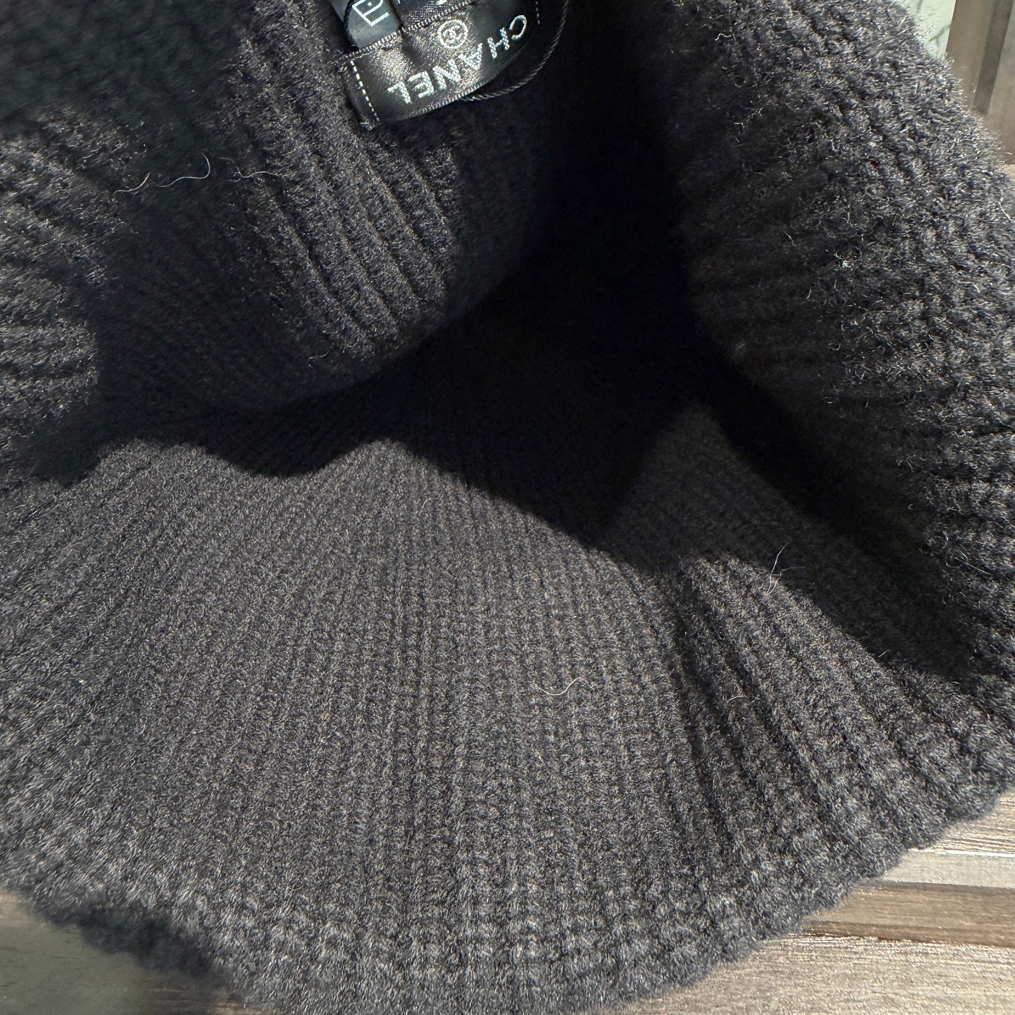 CHANEL 2021AW 3D Coco Mark Wool Knit Beanie シャネル 3D ココマーク ウール ニット ビーニー