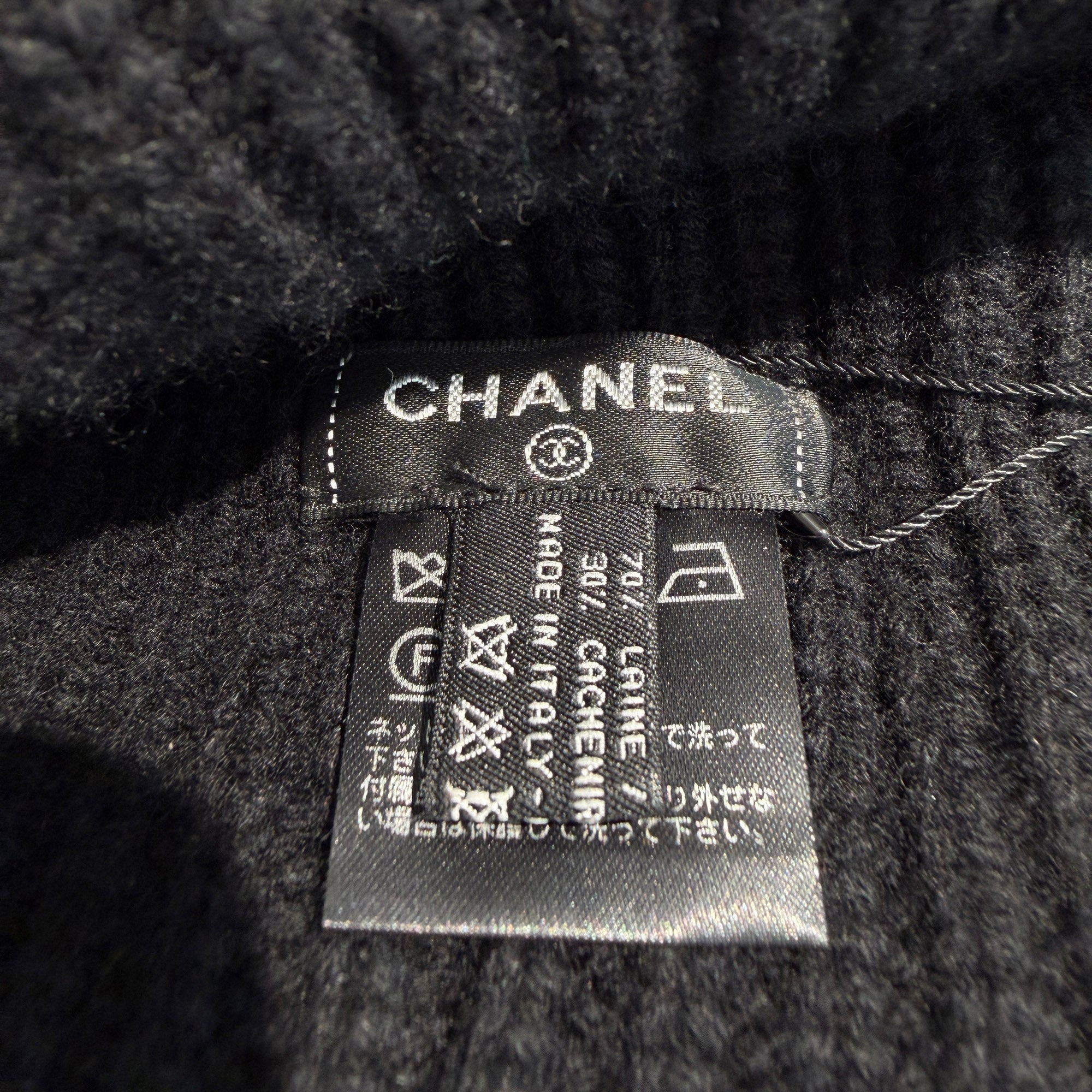 CHANEL 2021AW 3D Coco Mark Wool Knit Beanie シャネル 3D ココマーク ウール ニット ビーニー