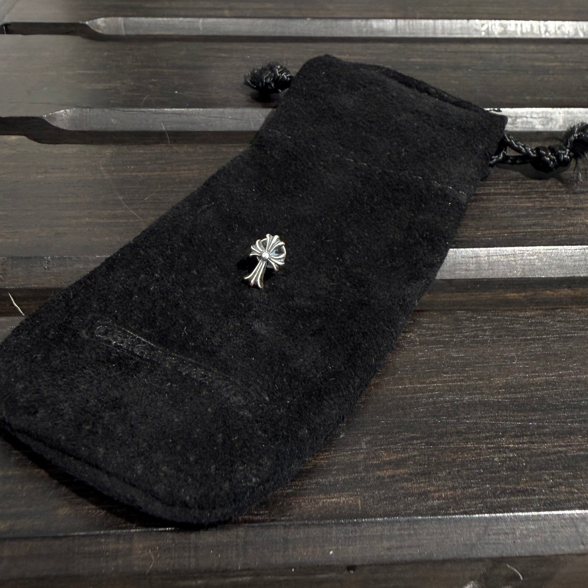 CHROME HEARTS Stack CH Cross Stud Earring クロムハーツ スタックCHクロス スタッズ イヤリング ピアス