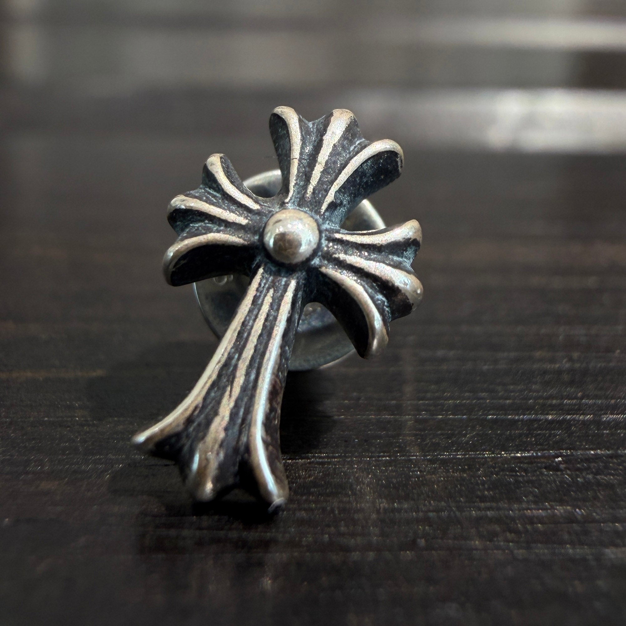 CHROME HEARTS Stack CH Cross Stud Earring クロムハーツ スタックCHクロス スタッズ イヤリング ピアス