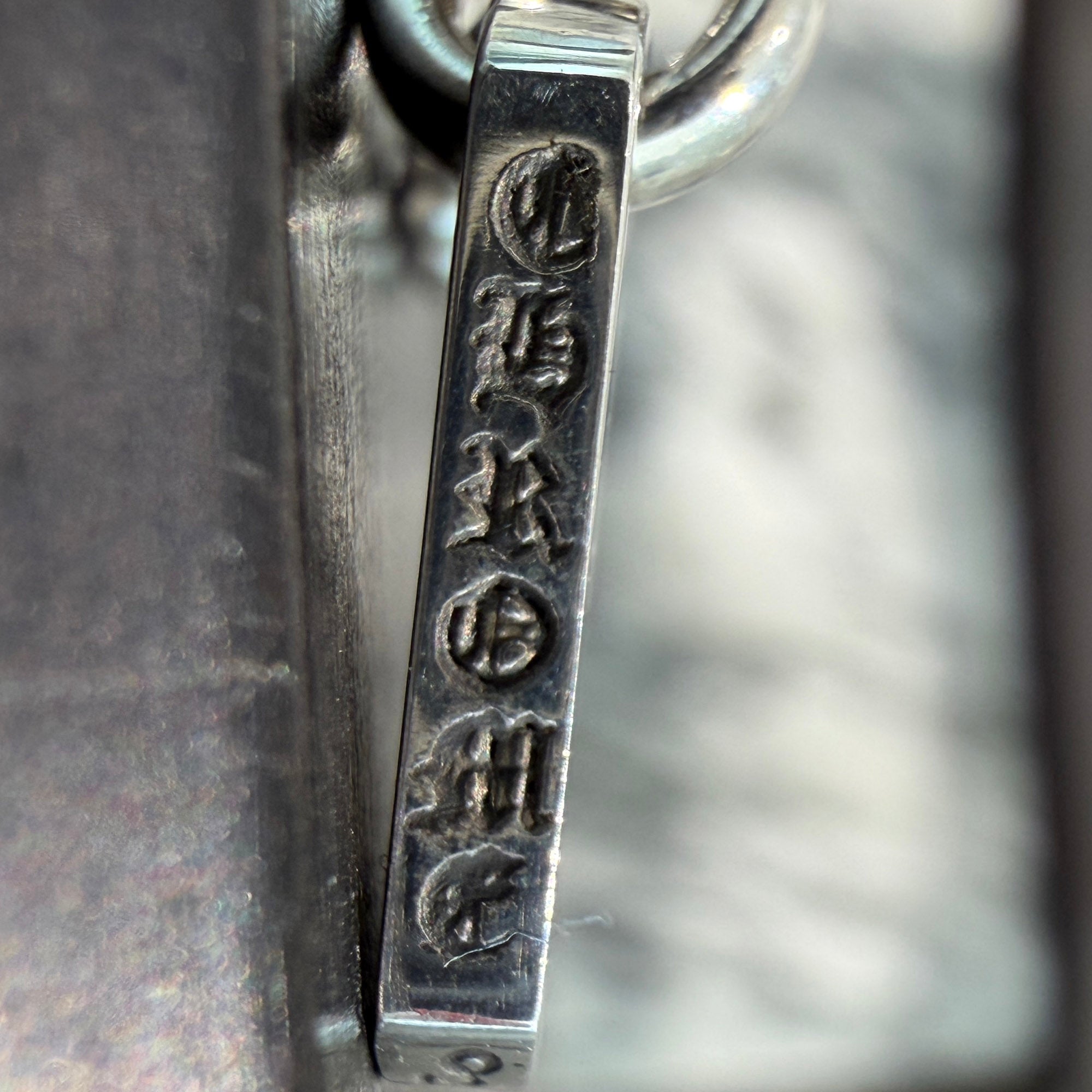 CHROME HEARTS Tiny Cut Out Cross Dock Tag Charm クロムハーツ タイニー カットアウトクロス ドッグタグ チャーム