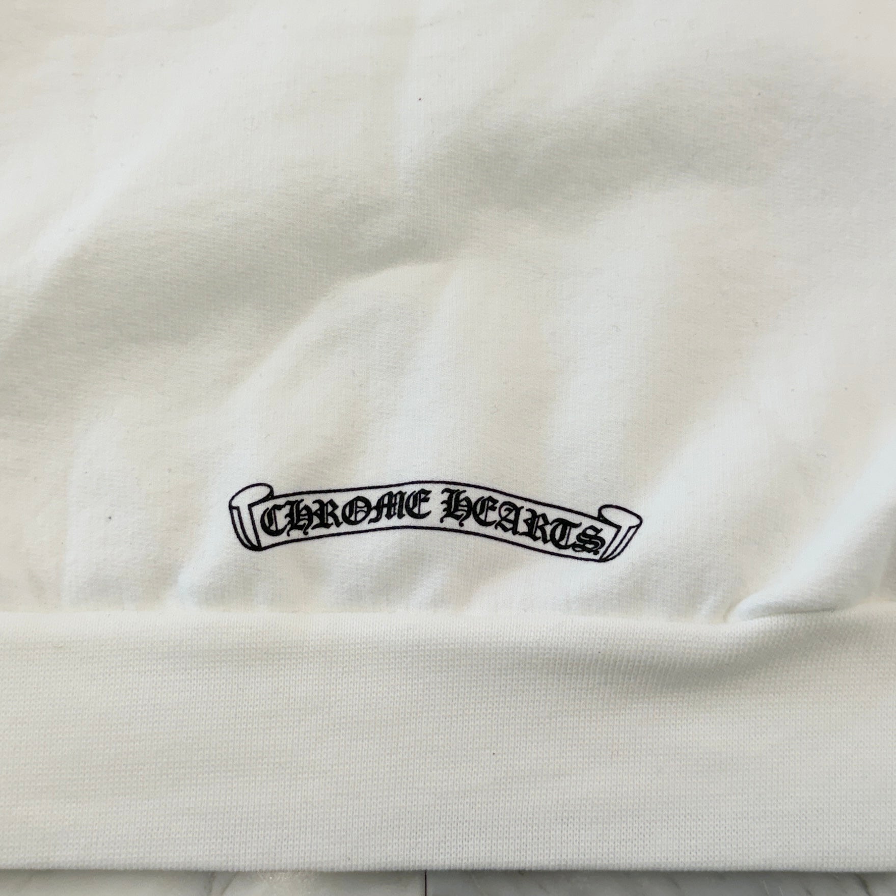 CHROME HEARTS Vertical Logo Pullover Hoodie Size S クロムハーツ ヴァーティカルロゴ プルオーバーフーディー サイズS