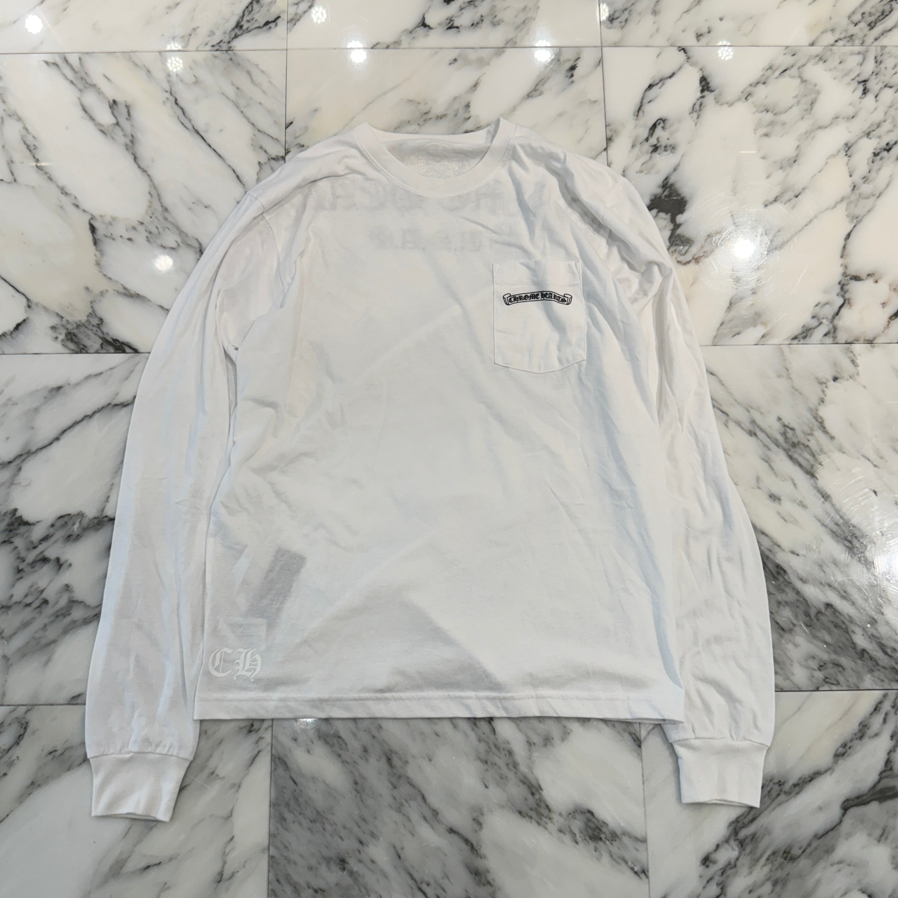 CHROME HEARTS Back Arch Logo USA Long Sleeve Tee Size L クロムハーツ バックアーチロゴ USA ロングスリーブTシャツ サイズL