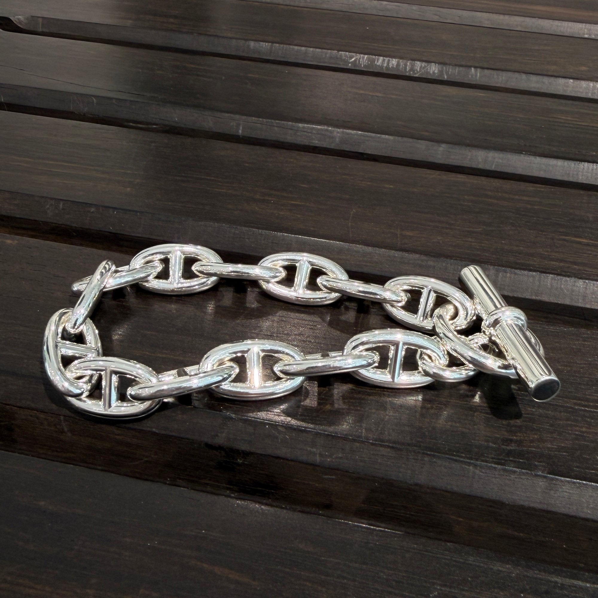 HERMES Chaine d'Ancre シェーヌダンクルGM13コマ HERMES Chaine d'Ancre GM 13 エルメス シェーヌダンクル GM 13コマ