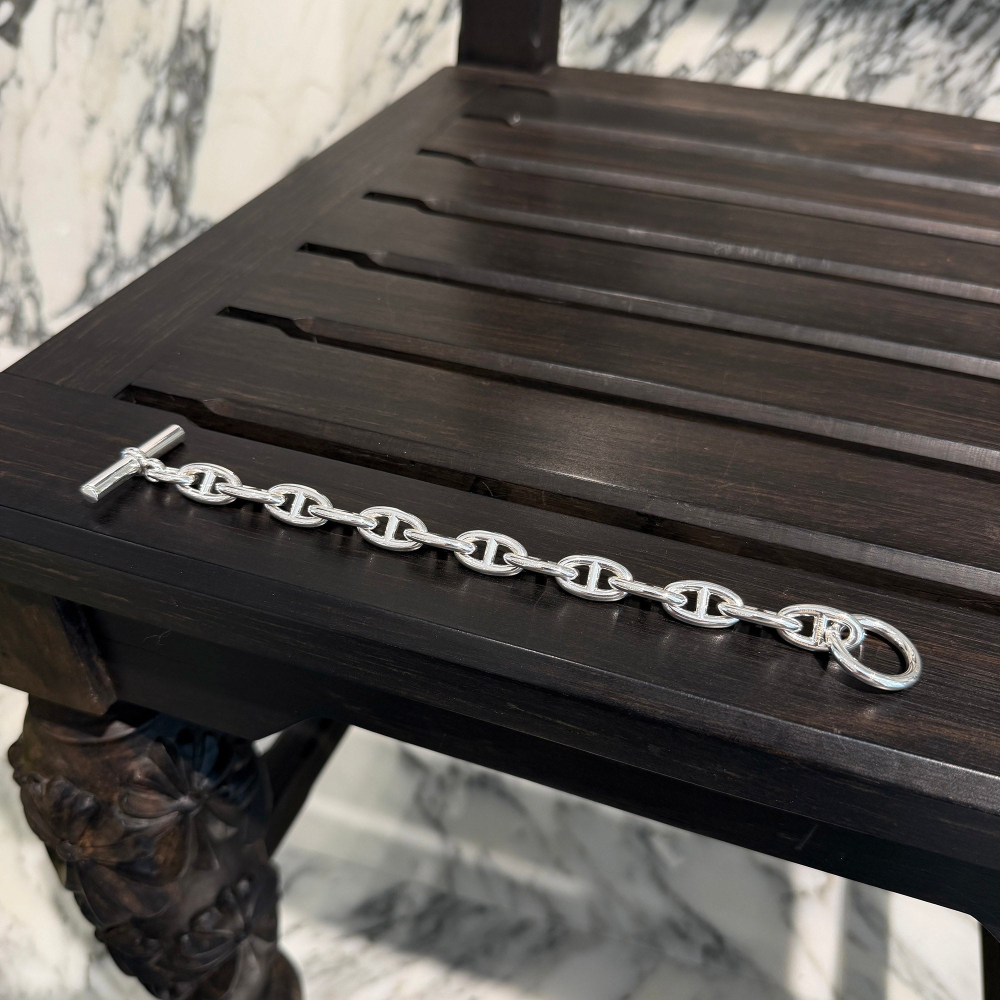 【極美品】エルメスシェーヌダンクル GM13コマChaine d'Ancre HERMES Chaine d'Ancre GM 13 エルメス シェーヌダンクル GM 13コマ