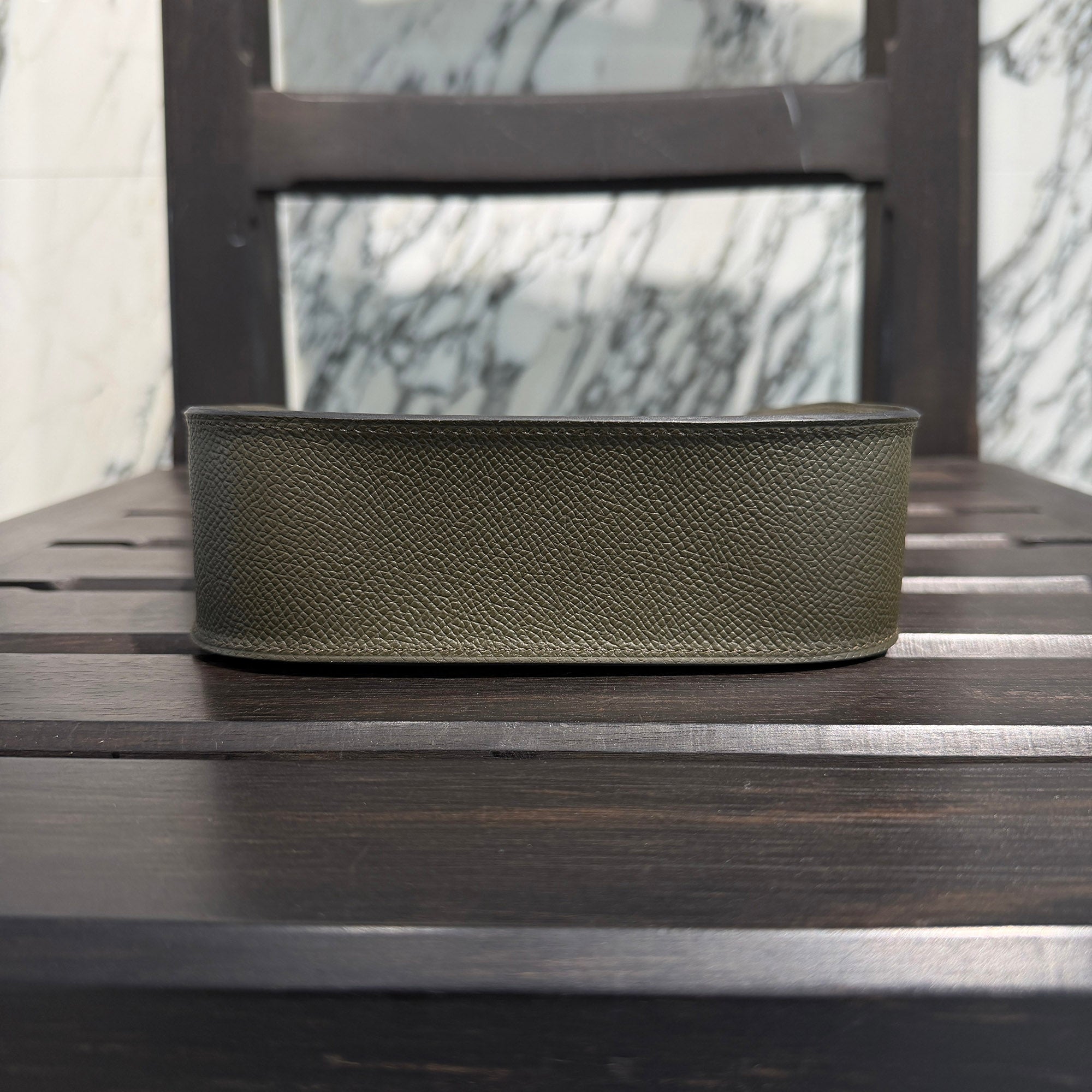HERMES Evelyne Sellier TPM "Vert Loden" G刻印 エルメス エブリン セリエ  TPM "ヴェール・ロデン" レザーショルダーバッグ