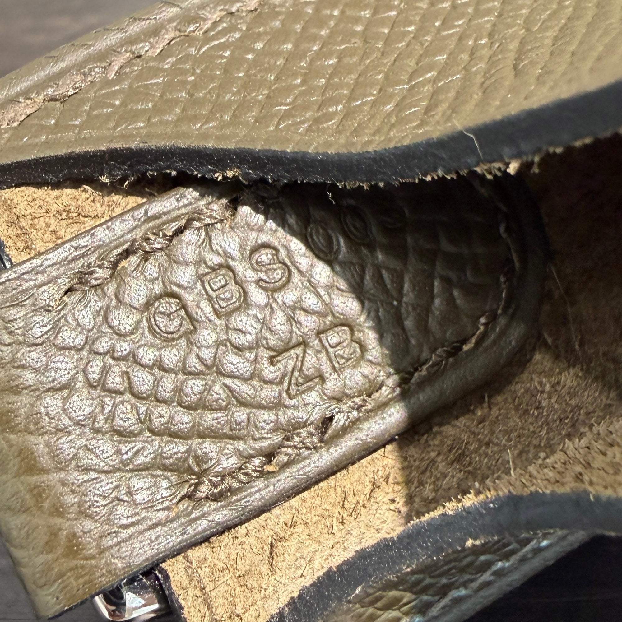 HERMES Evelyne Sellier TPM "Vert Loden" G刻印 エルメス エブリン セリエ  TPM "ヴェール・ロデン" レザーショルダーバッグ