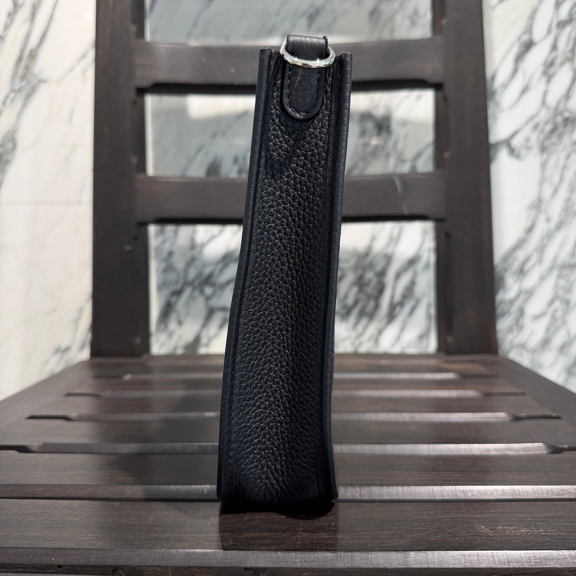 HERMES Evelyn Amazon TPM " NOIR " G刻印 エルメス エブリン アマゾン TPM "ノワール" レザーショルダーバッグ