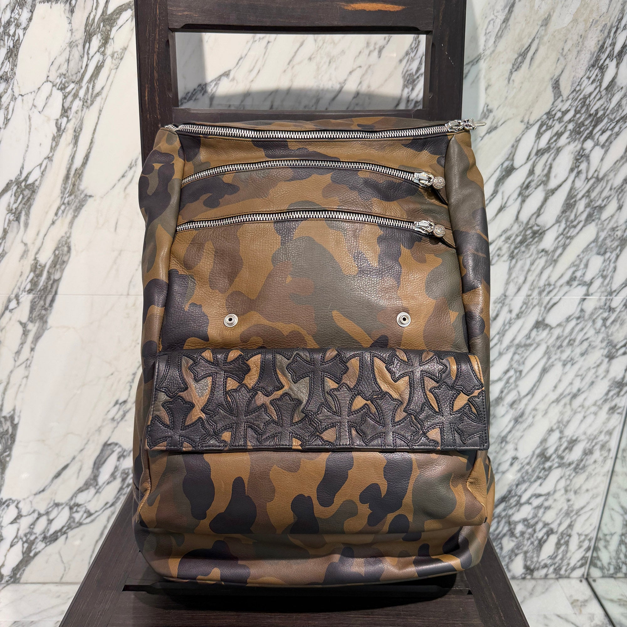 CHROME HEARTS Moto Cemetery Cross Back Pack クロムハーツ モト セメタリークロス バックパック