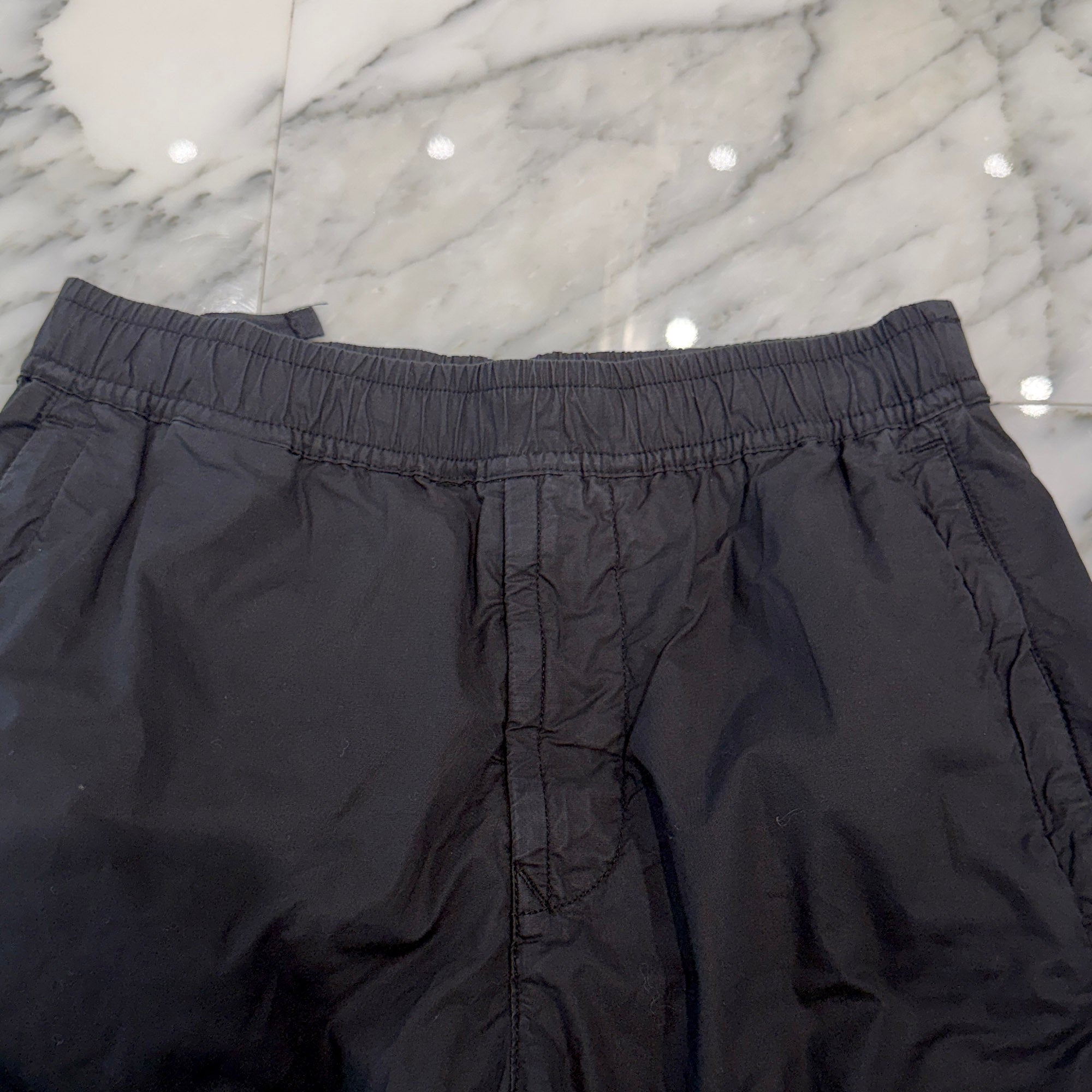 STONE ISLAND 2023SS Garment Dyed Stretch Cotton Shirred Tapered Ribbed Cargo Pants 101531303 Size 28 ストーンアイランド ガーメントダイ コットンストレッチ シャーリングテーパード リブカーゴパンツ サイズ28