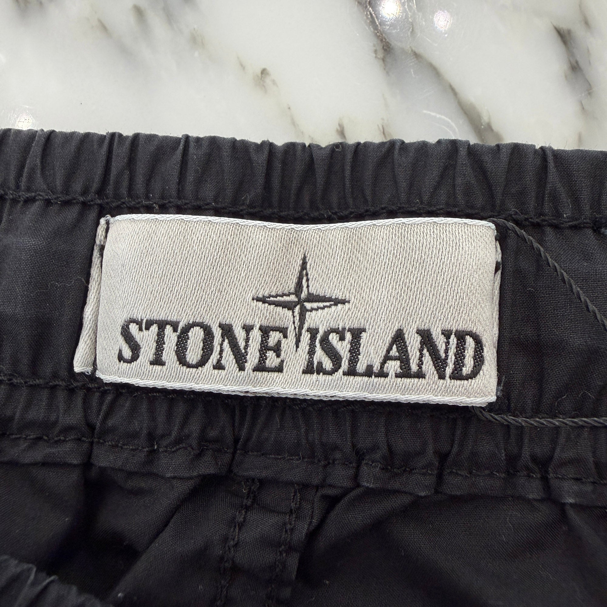 STONE ISLAND 2023SS Garment Dyed Stretch Cotton Shirred Tapered Ribbed Cargo Pants 101531303 Size 28 ストーンアイランド ガーメントダイ コットンストレッチ シャーリングテーパード リブカーゴパンツ サイズ28