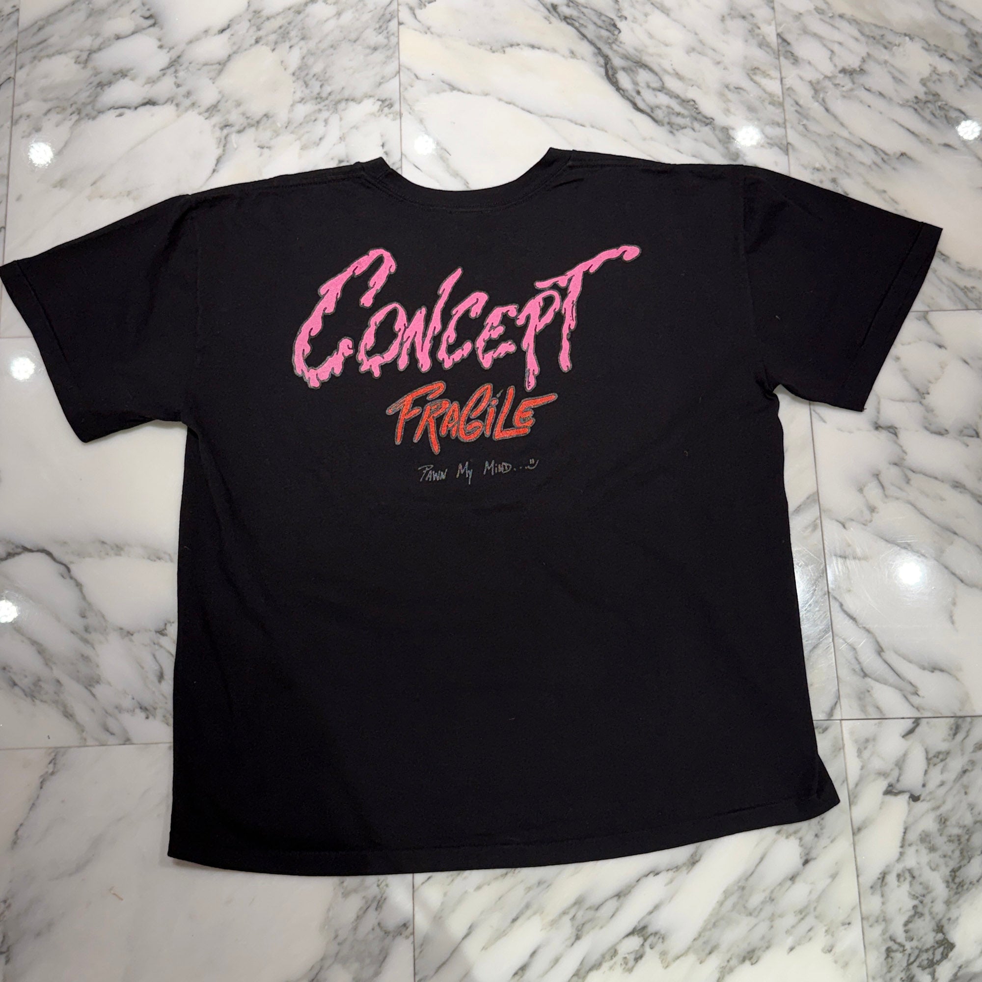 MATTY BOY 2025AW ATLANTA Limited ANTI PROMO "CONCEPT FRAGILE" Tee Size L マッティボーイ アトランタ限定 アンチプロモ "コンセプトフラジール" Tシャツ サイズL