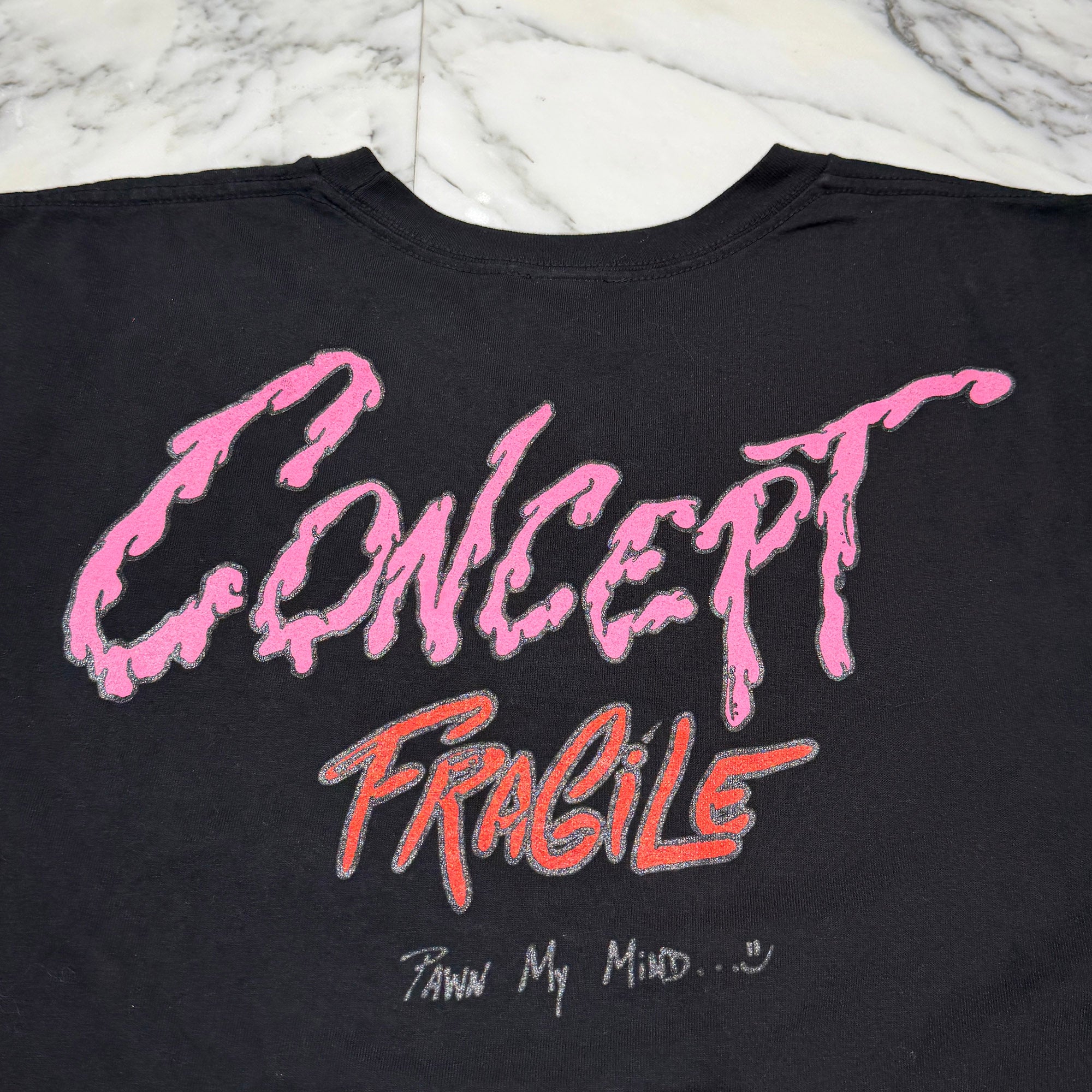 MATTY BOY 2025AW ATLANTA Limited ANTI PROMO "CONCEPT FRAGILE" Tee Size L マッティボーイ アトランタ限定 アンチプロモ "コンセプトフラジール" Tシャツ サイズL
