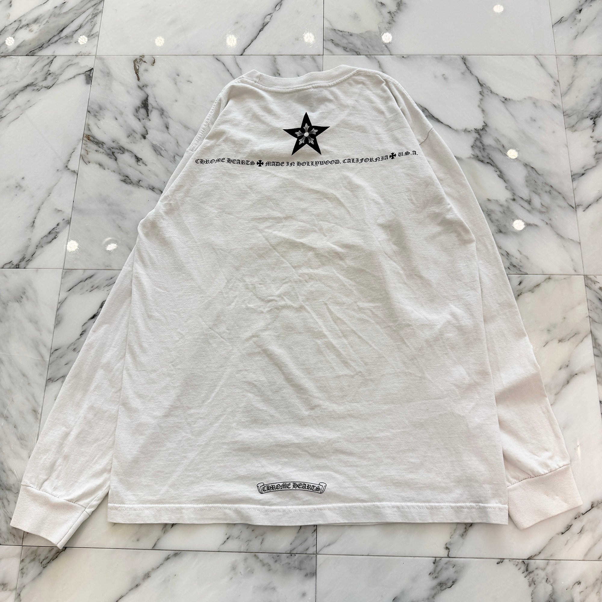 CHROME HEARTS Made In Hollywood Star Print Long Sleeve Tee Size L クロムハーツ メイドインハリウッド スタープリントロングスリーブTシャツ サイズL