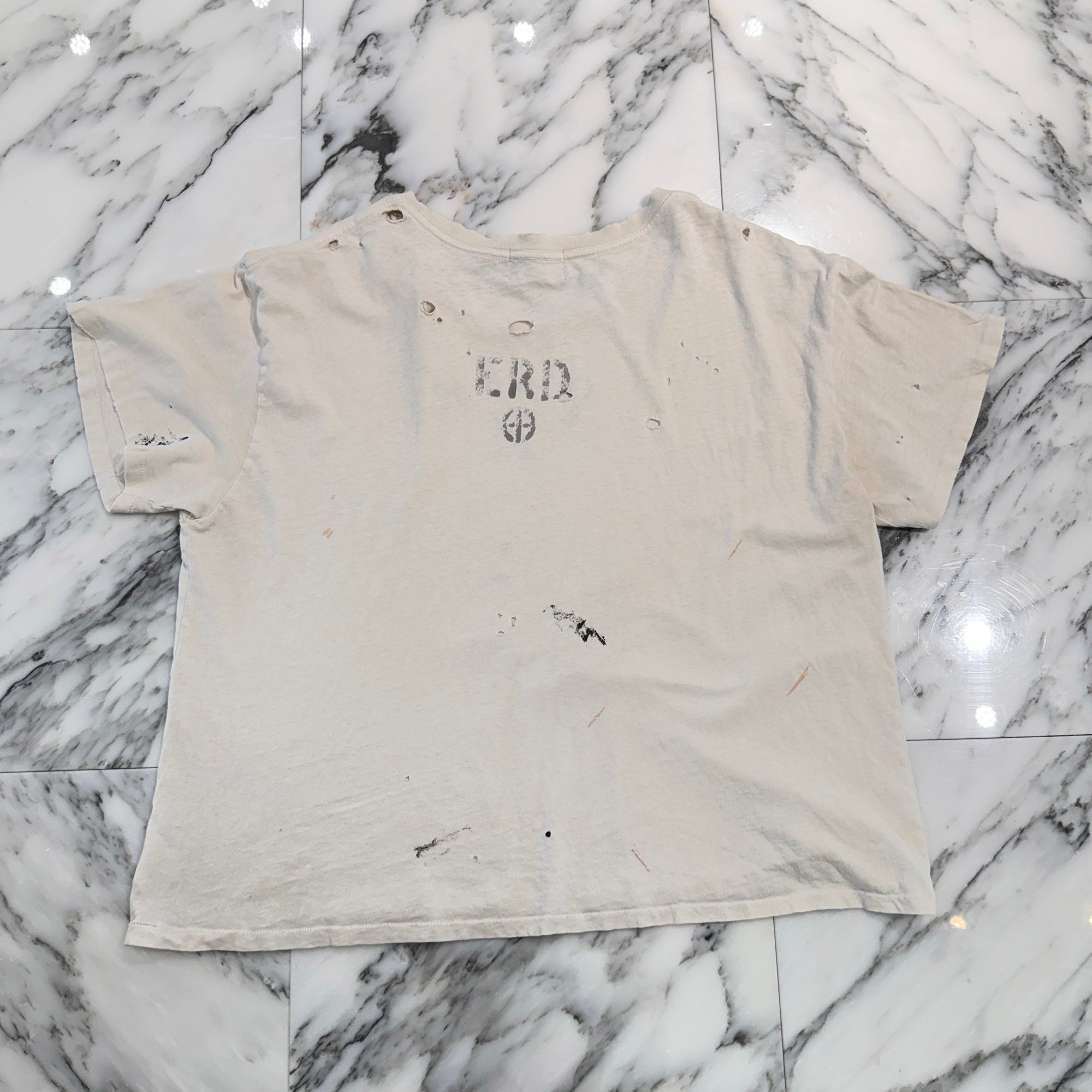 Enfants Riches Déprimés 2022SS Teenage Snuff Film Damage Tee Size XL アンファン リッシュ デプリメ ティーンエイジ スナッフ フィルム ダメージ Tシャツ サイズXL