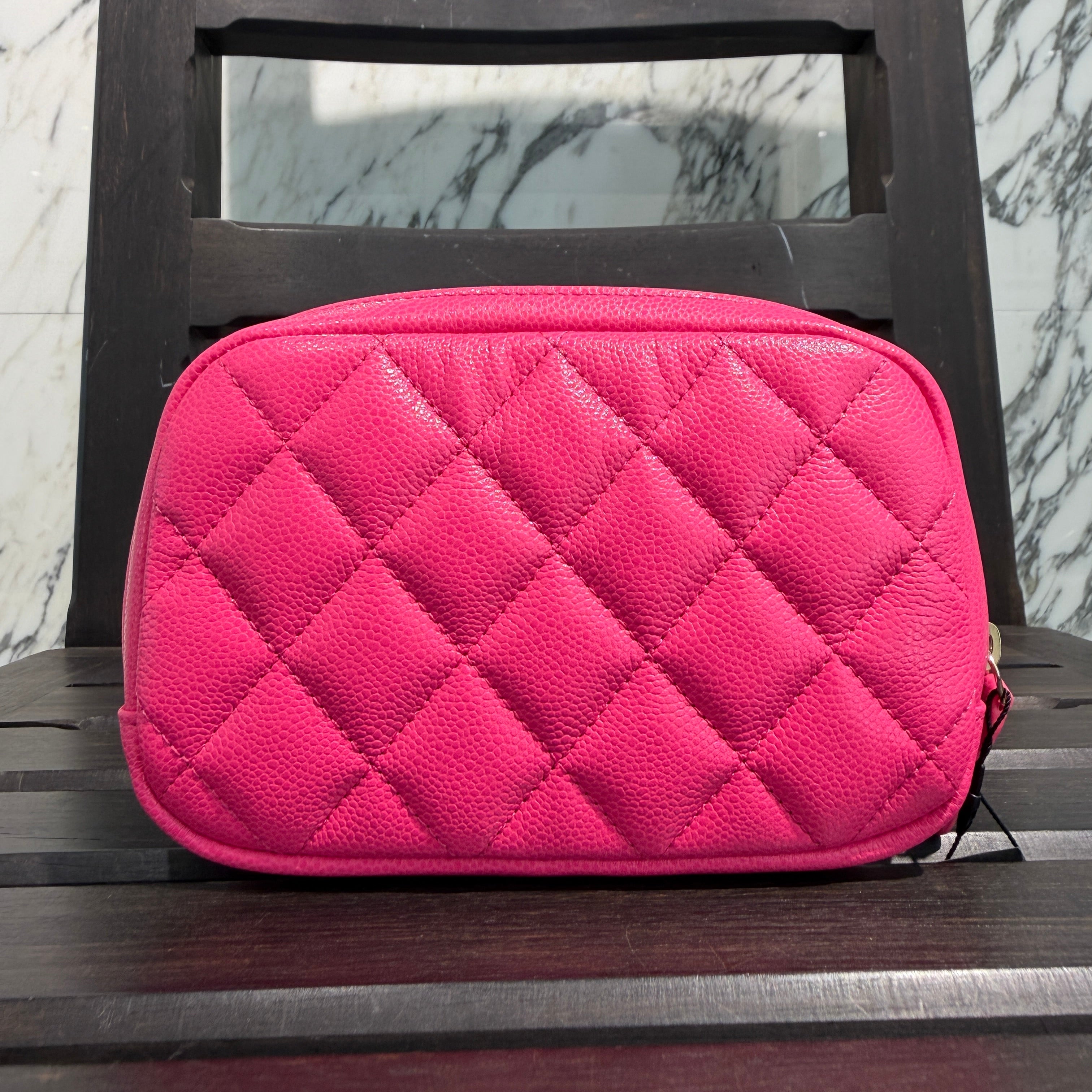 CHANEL Classic Zip Matelassé Small Pouch A80909 シャネル クラシック ジップ マトラッセ スモールポーチ