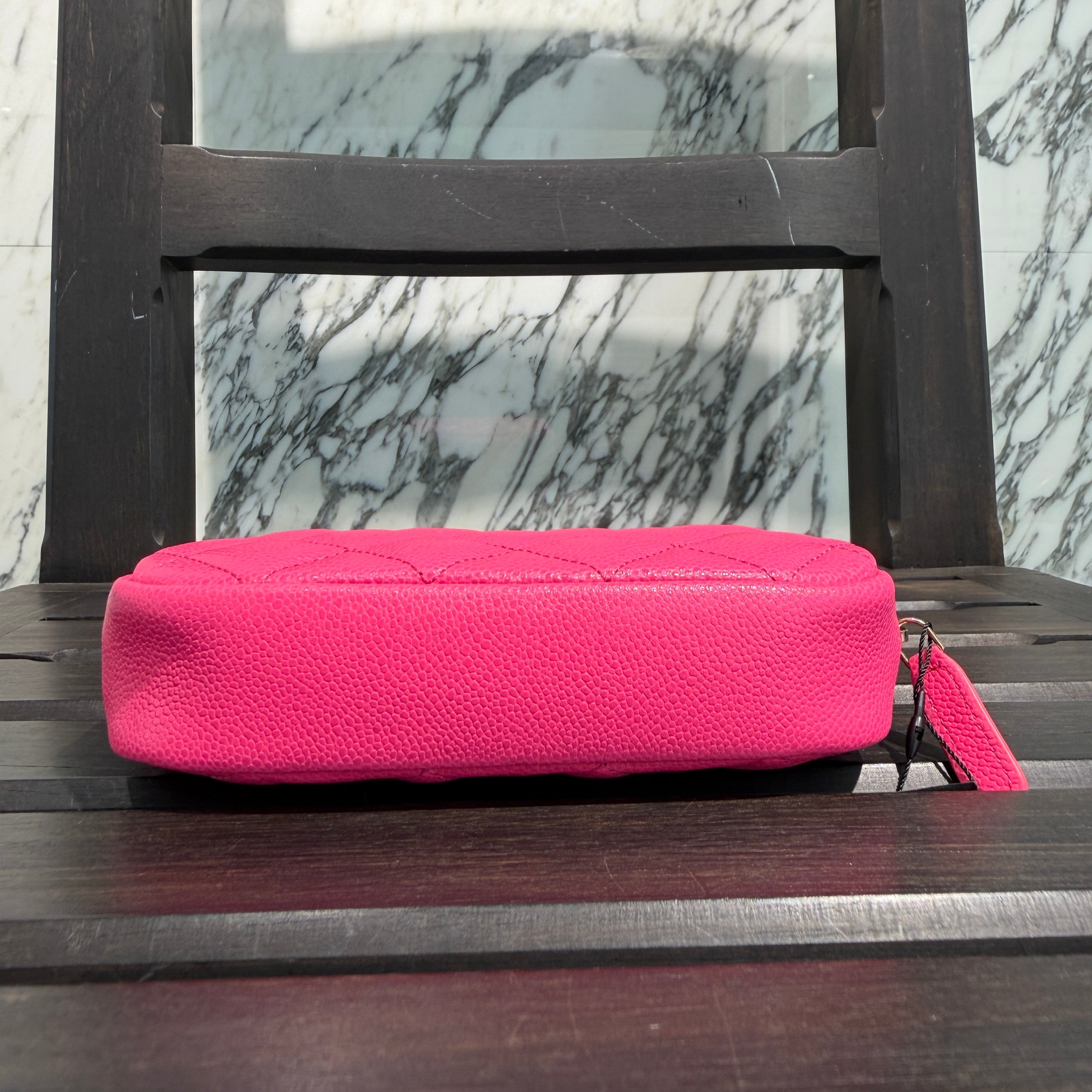 CHANEL Classic Zip Matelassé Small Pouch A80909 シャネル クラシック ジップ マトラッセ スモールポーチ