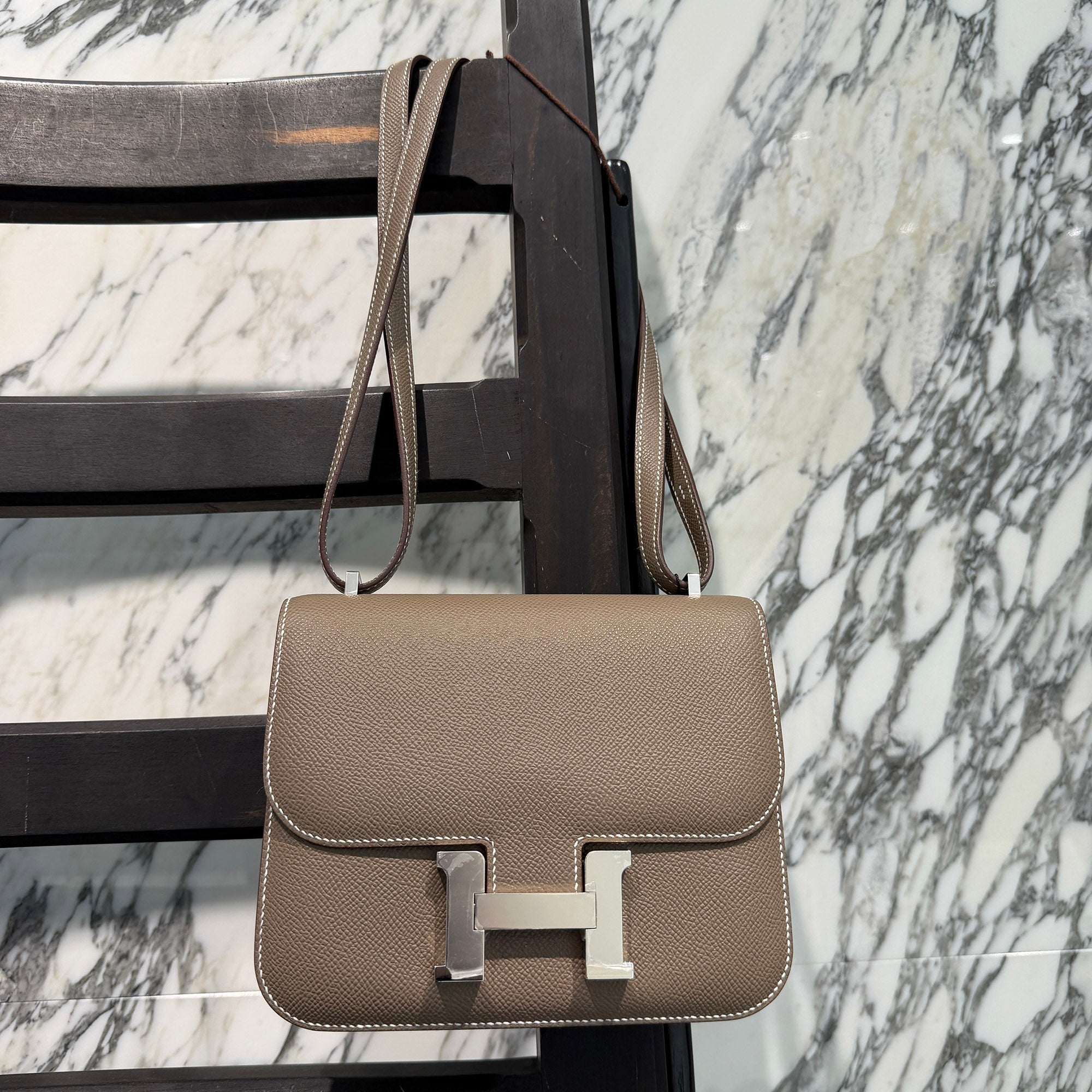 HERMES Constance III Mini 18 Bag "Etoupe" K刻印 エルメス コンスタンス 3 ミニ 18 バッグ "エトゥープ" K刻印