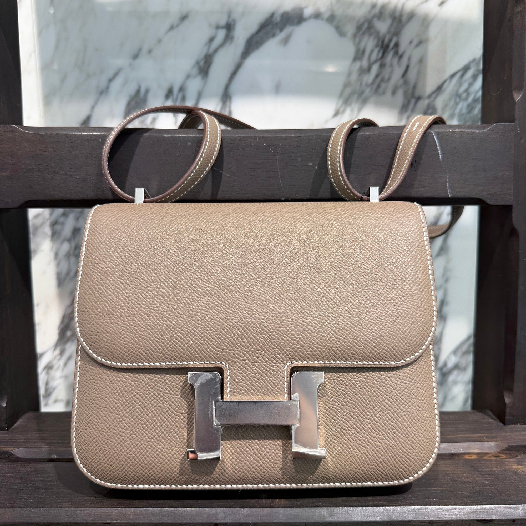 HERMES Constance III Mini 18 Bag "Etoupe" K刻印 エルメス コンスタンス 3 ミニ 18 バッグ "エトゥープ" K刻印