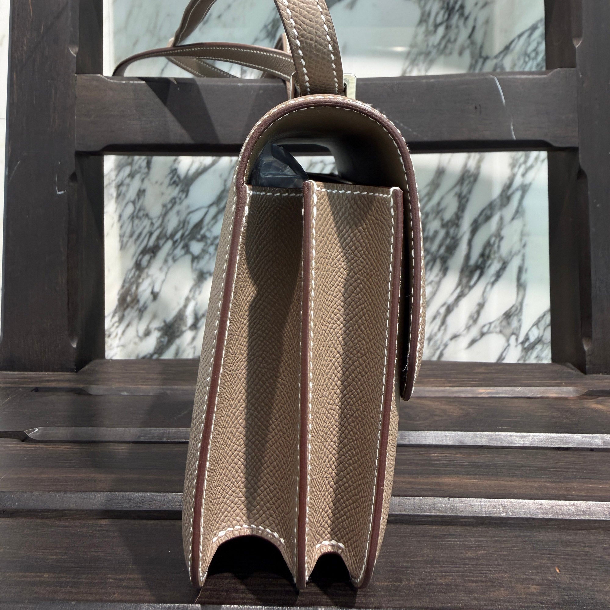 HERMES Constance III Mini 18 Bag "Etoupe" K刻印 エルメス コンスタンス 3 ミニ 18 バッグ "エトゥープ" K刻印