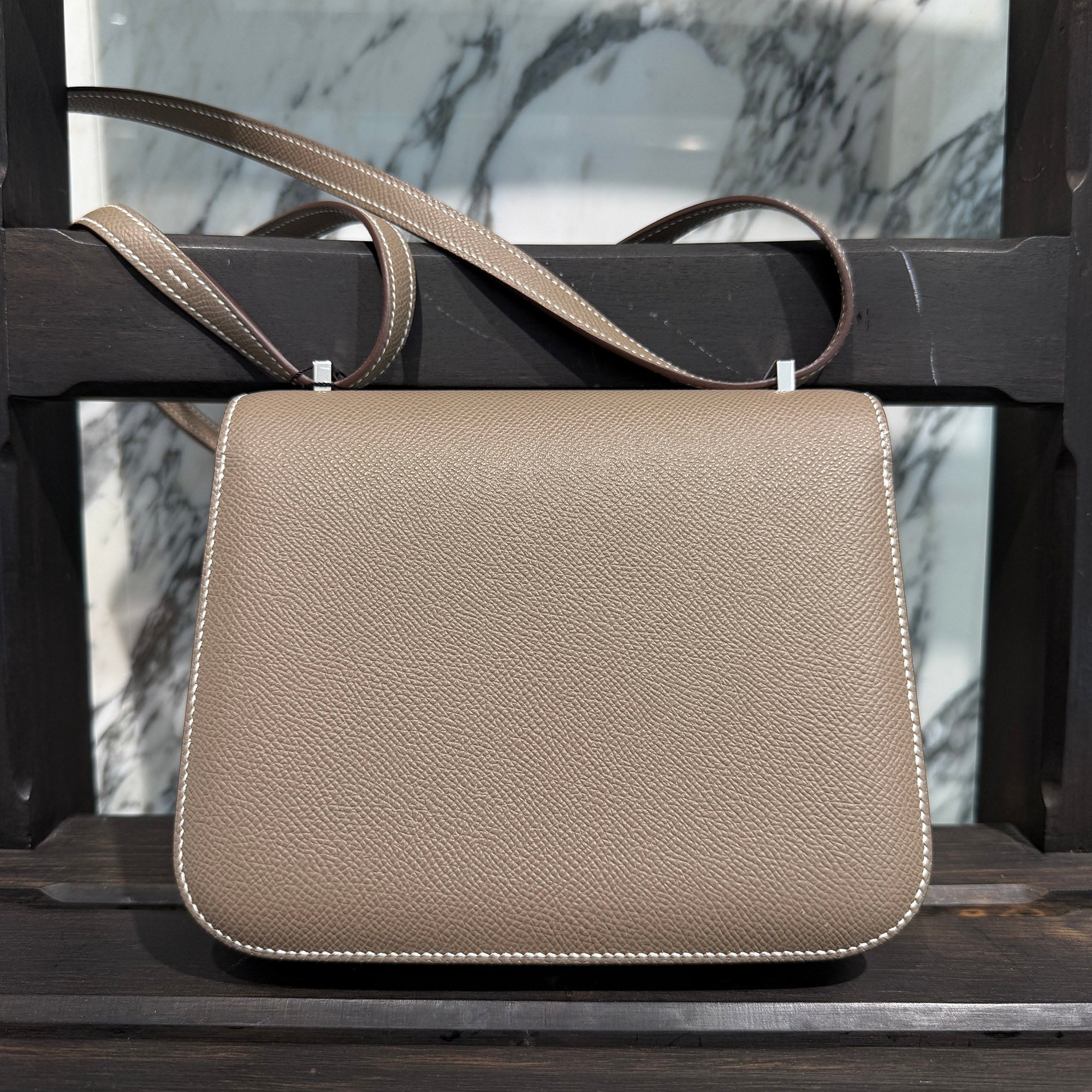 HERMES Constance III Mini 18 Bag "Etoupe" K刻印 エルメス コンスタンス 3 ミニ 18 バッグ "エトゥープ" K刻印