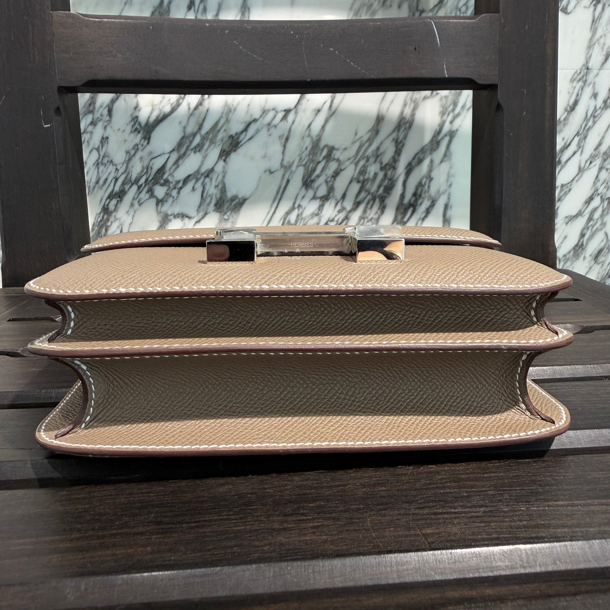 HERMES Constance III Mini 18 Bag "Etoupe" K刻印 エルメス コンスタンス 3 ミニ 18 バッグ "エトゥープ" K刻印