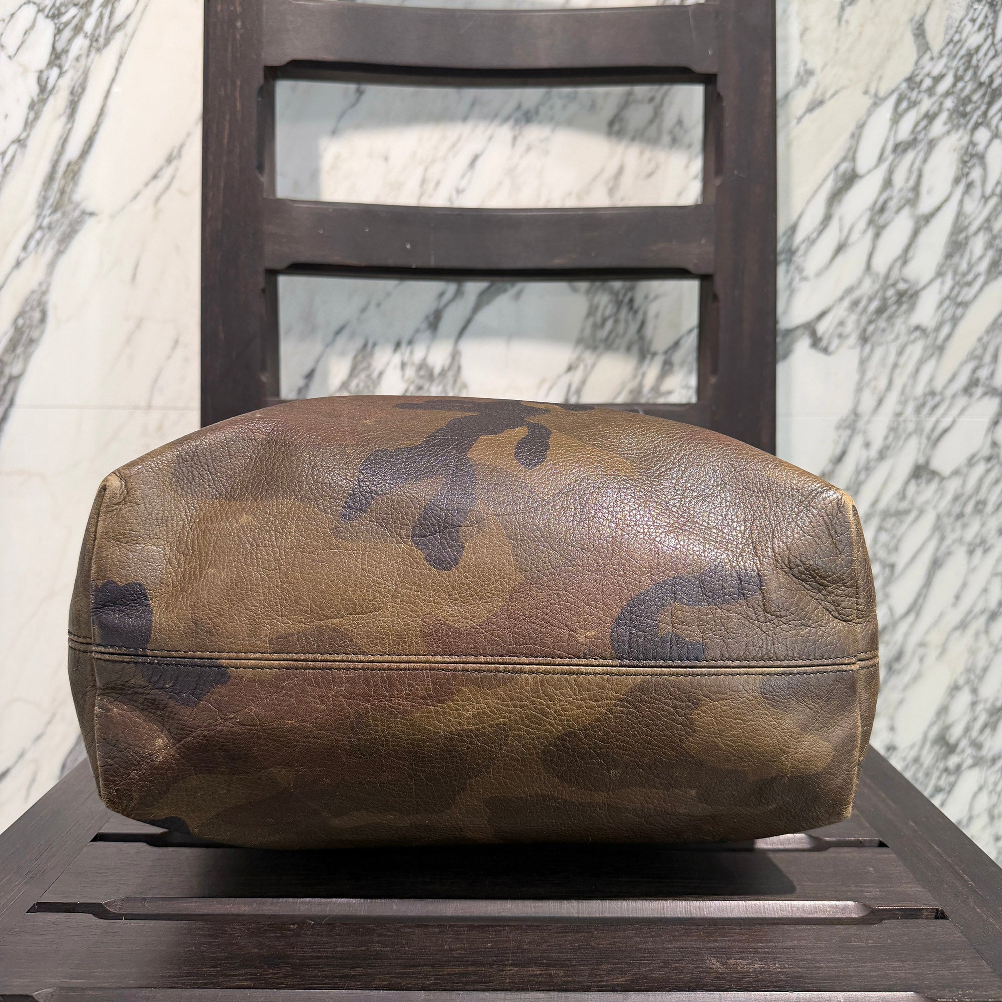 CHROME HEARTS Camouflage 1 Cross Leather Patch FS Tote Bag クロムハーツ カモフラージュ 1クロス レザーパッチ FS トートバッグ