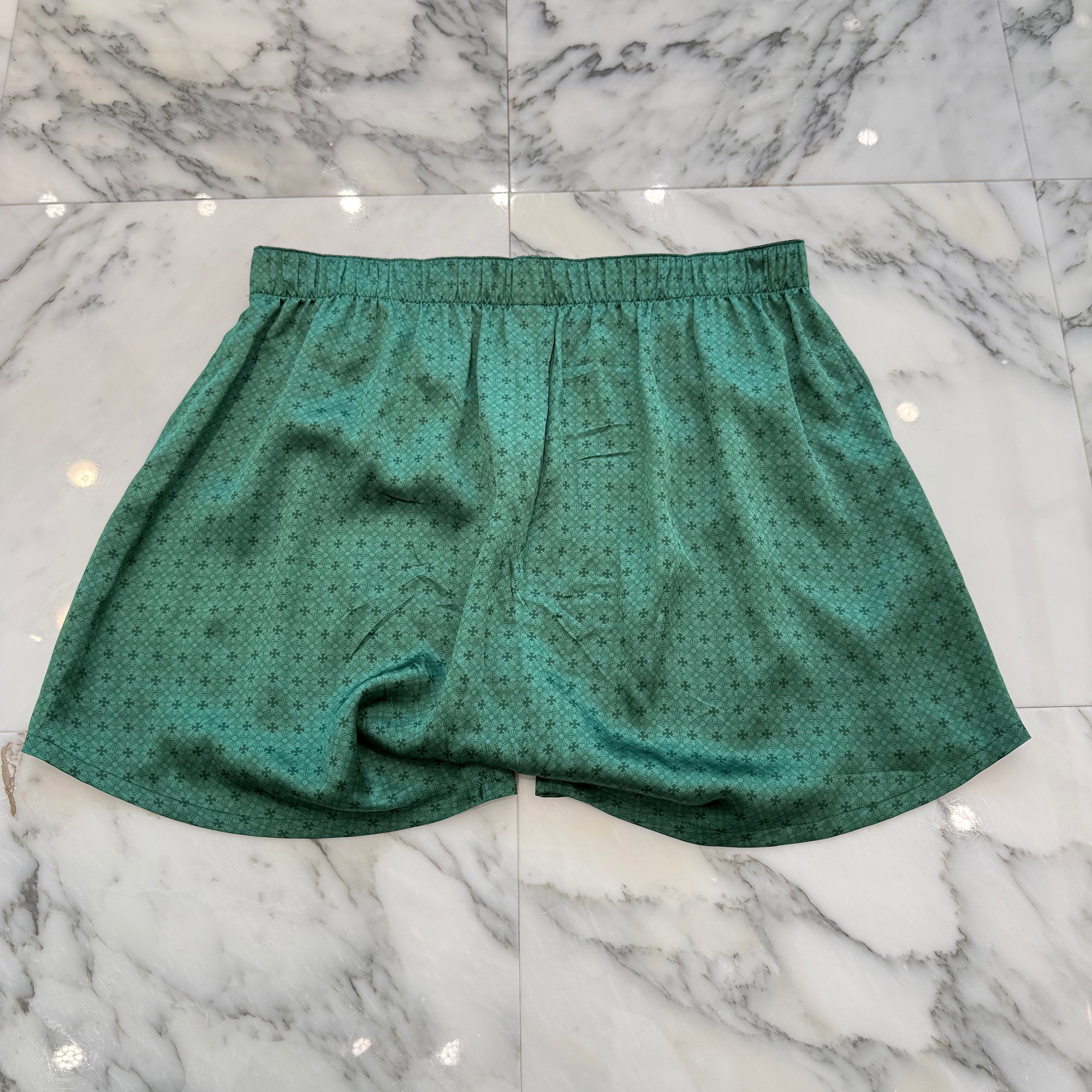 CHROME HEARTS BS Flare Button Silk Boxers Shorts Size XL クロムハーツ BS フレアボタン シルク ボクサーショーツ サイズXL
