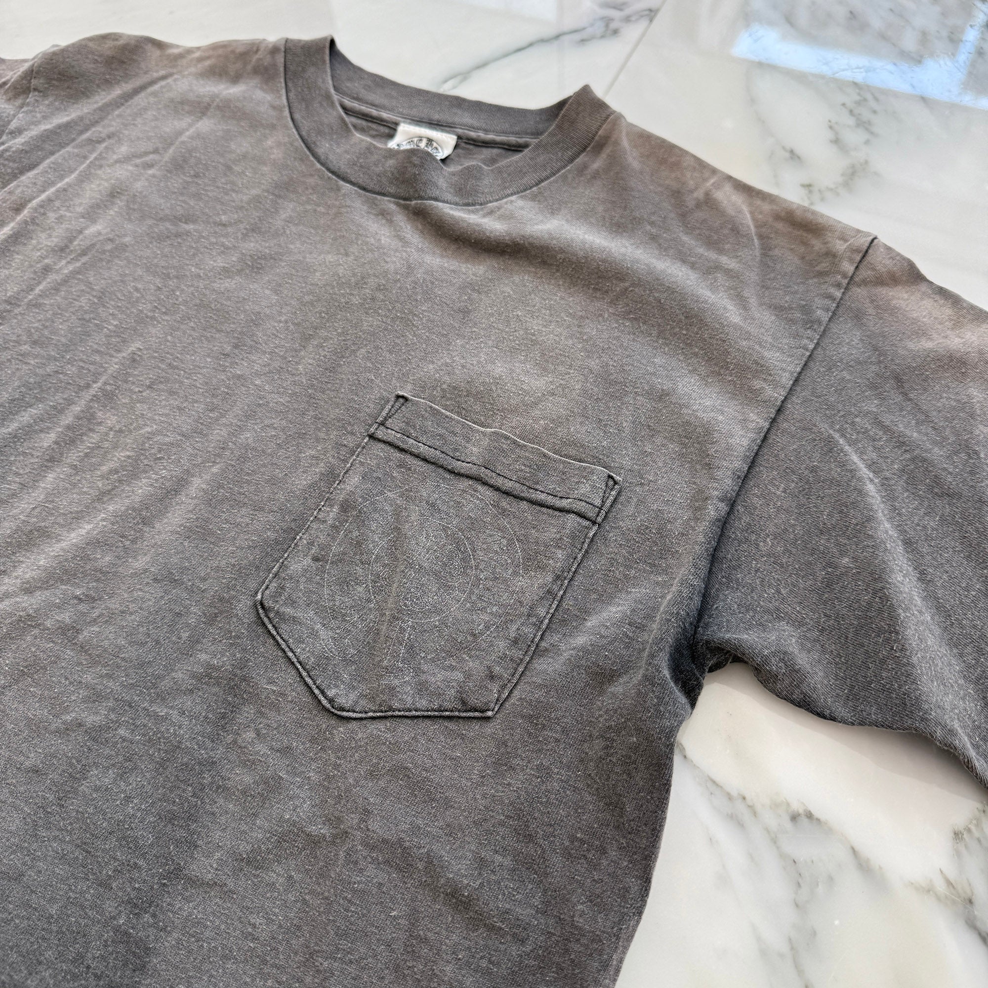 CHROME HEARTS Back Cemetery Cross Horseshoe Print Tee Size M クロムハーツ バックセメタリークロス ホースシュープリント Tシャツ サイズM