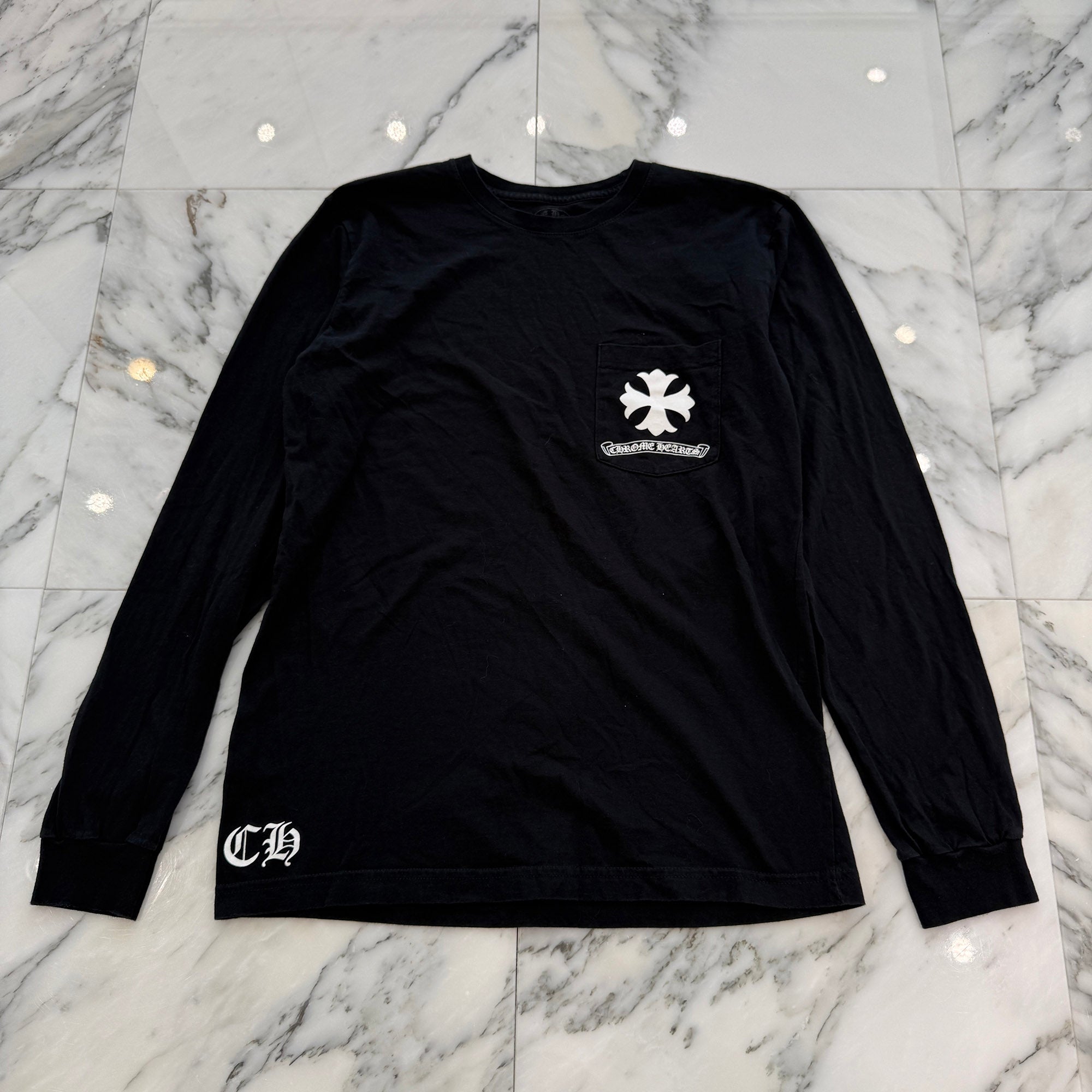 CHROME HEARTS Circle CH Plus Long Sleeve Tee Size M クロムハーツ サークル CHプラス ロングスリーブTシャツ サイズM