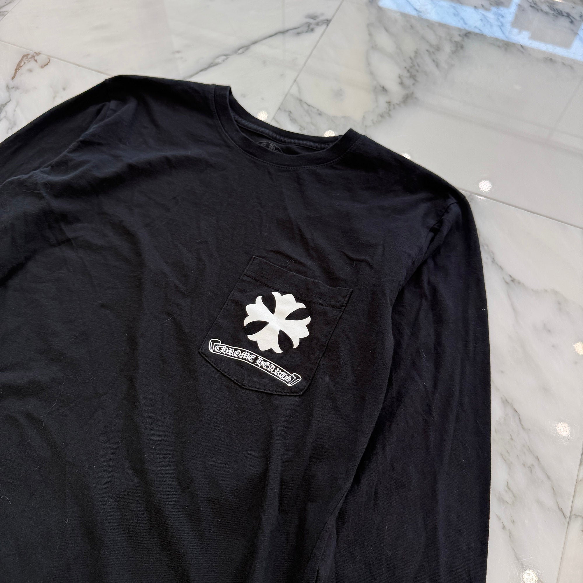 CHROME HEARTS Circle CH Plus Long Sleeve Tee Size M クロムハーツ サークル CHプラス ロングスリーブTシャツ サイズM