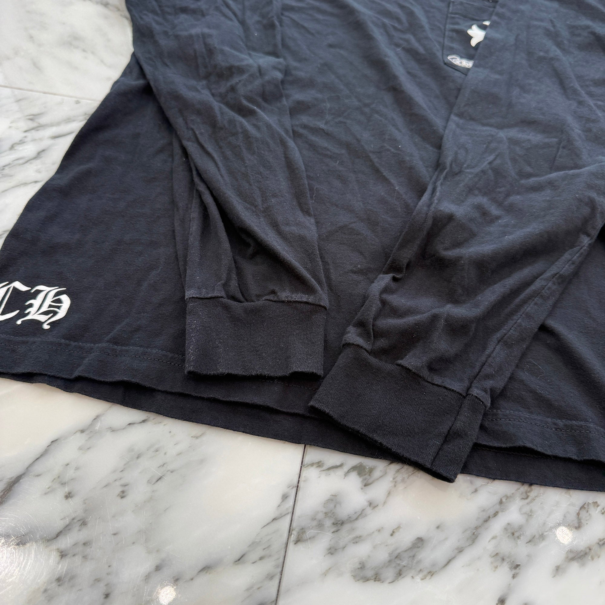 CHROME HEARTS Circle CH Plus Long Sleeve Tee Size M クロムハーツ サークル CHプラス ロングスリーブTシャツ サイズM