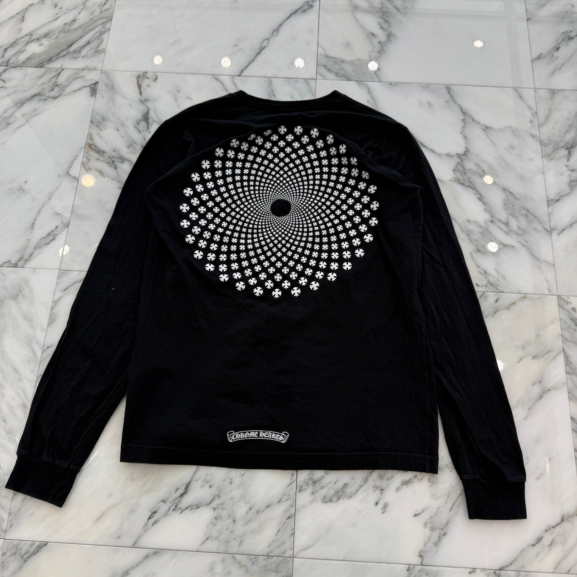 CHROME HEARTS Circle CH Plus Long Sleeve Tee Size M クロムハーツ サークル CHプラス ロングスリーブTシャツ サイズM