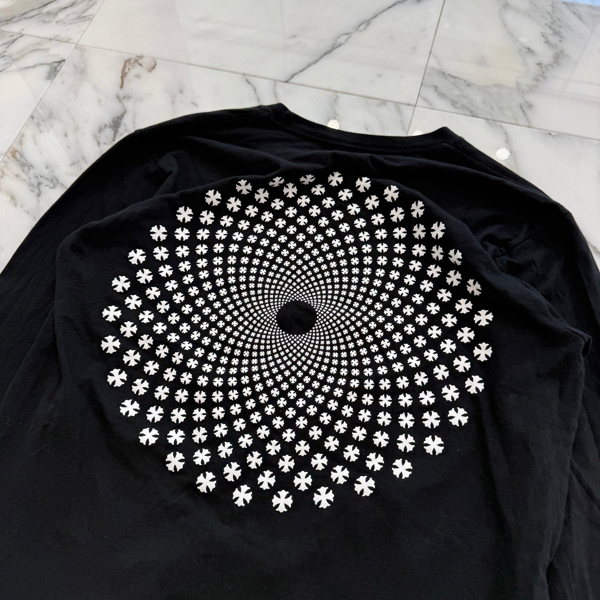 CHROME HEARTS Circle CH Plus Long Sleeve Tee Size M クロムハーツ サークル CHプラス ロングスリーブTシャツ サイズM
