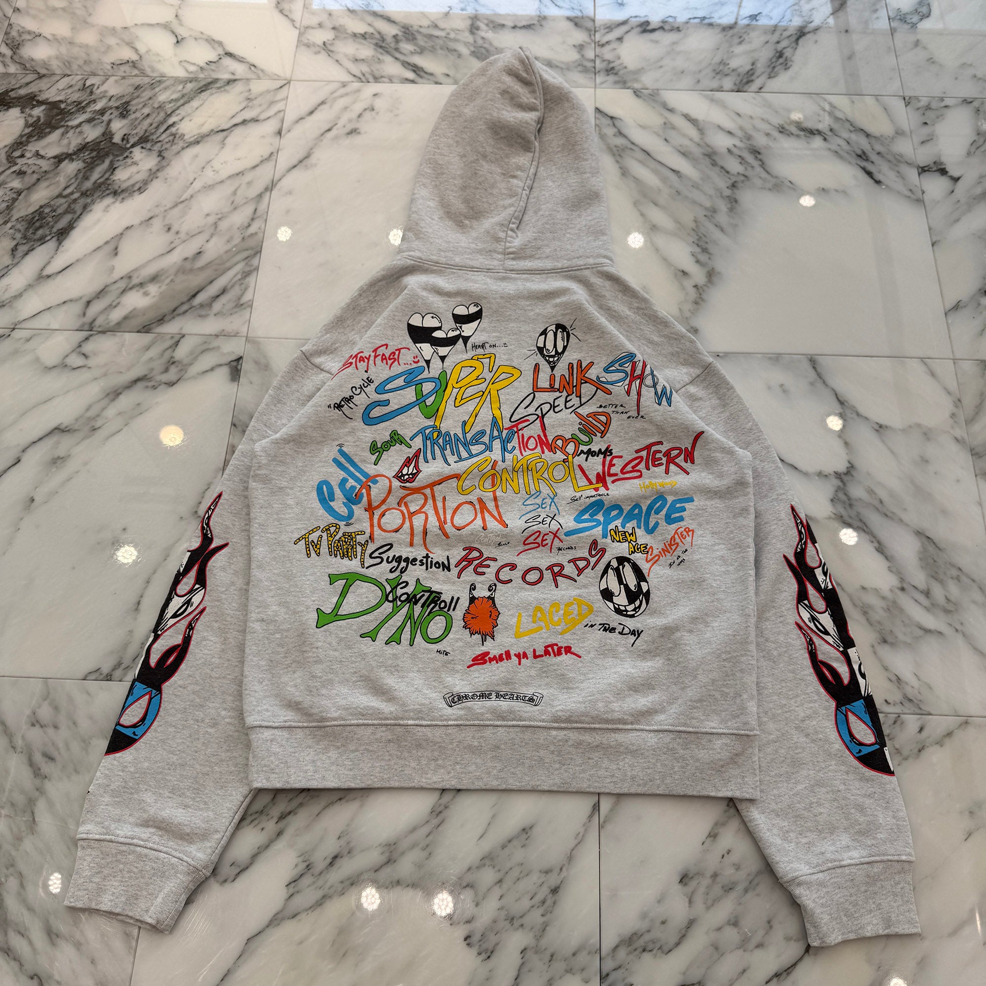 CHROME HEARTS × MATTY BOY 2021SS PPO STAY FAST Pullover Hoodie Size M クロムハーツ × マッティボーイ PPO スティファスト プルオーバーフーディ サイズM