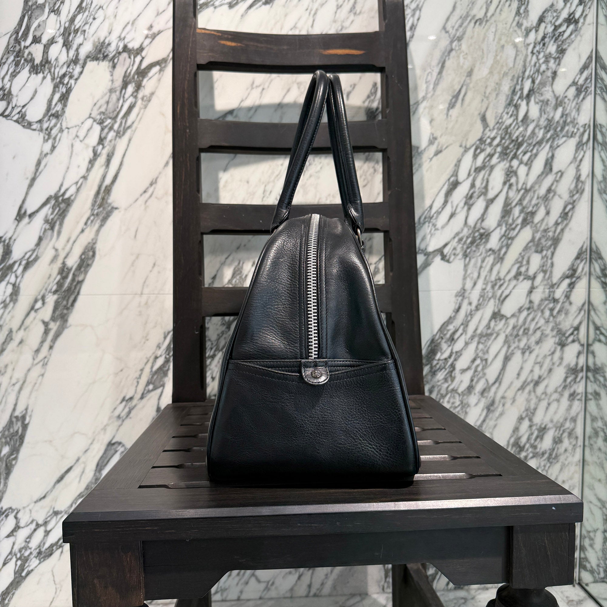 CHROME HEARTS Medium GYM Cemetery Cross Patch Hand Bag クロムハーツ ミディアム ジム セメタリークロスパッチ ハンドバッグ