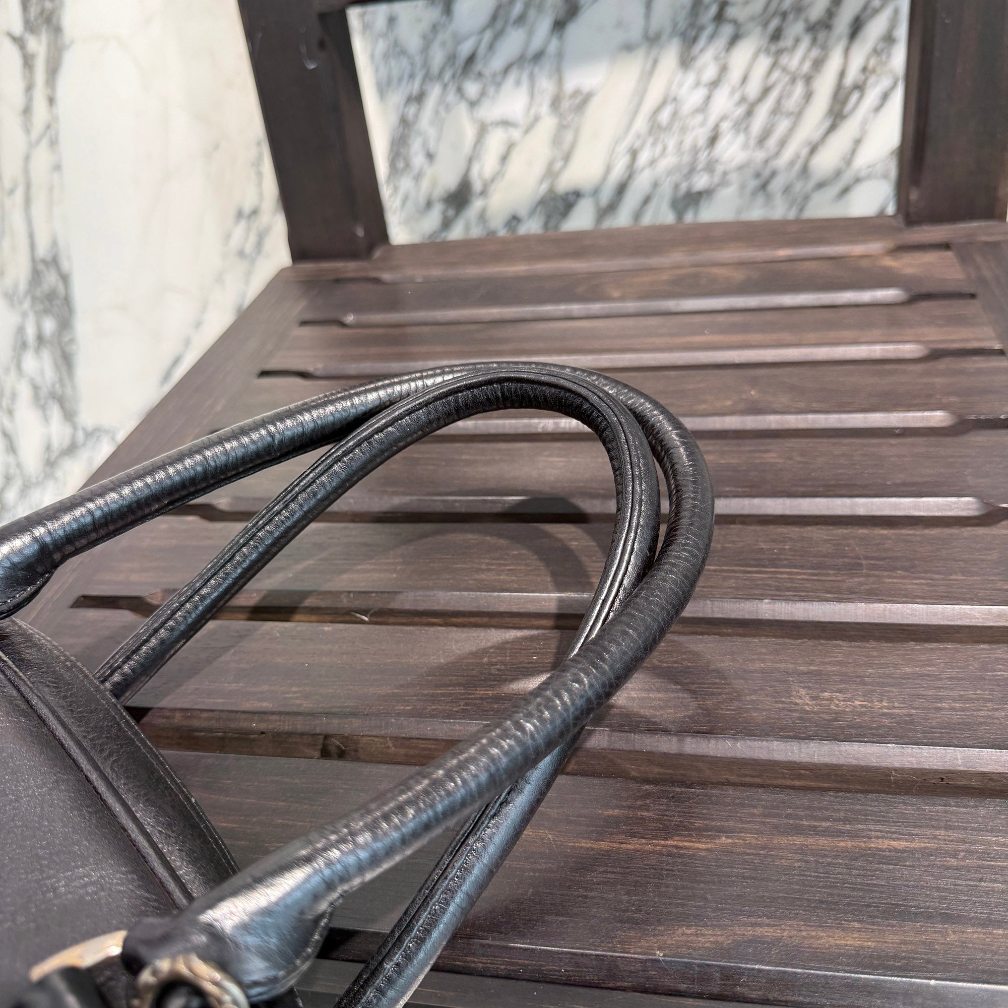 CHROME HEARTS Medium GYM Cemetery Cross Patch Hand Bag クロムハーツ ミディアム ジム セメタリークロスパッチ ハンドバッグ