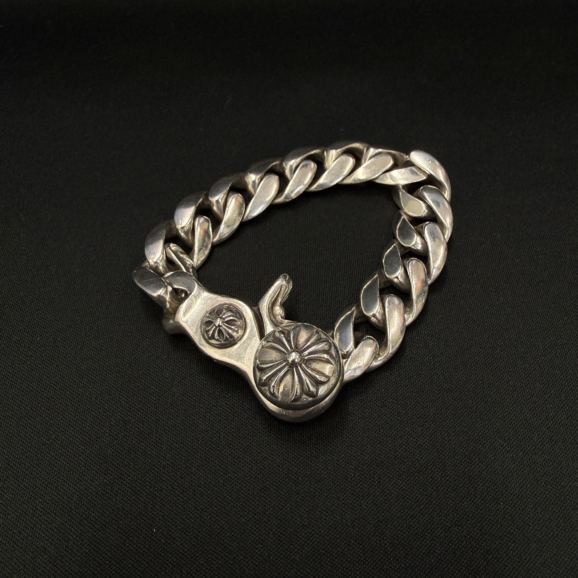 CHROME HEARTS Classic Chain Link Clip Bracelet 13 LINK クロムハーツ クラッシックチェーンリンク クリップ ブレスレット 13リンク