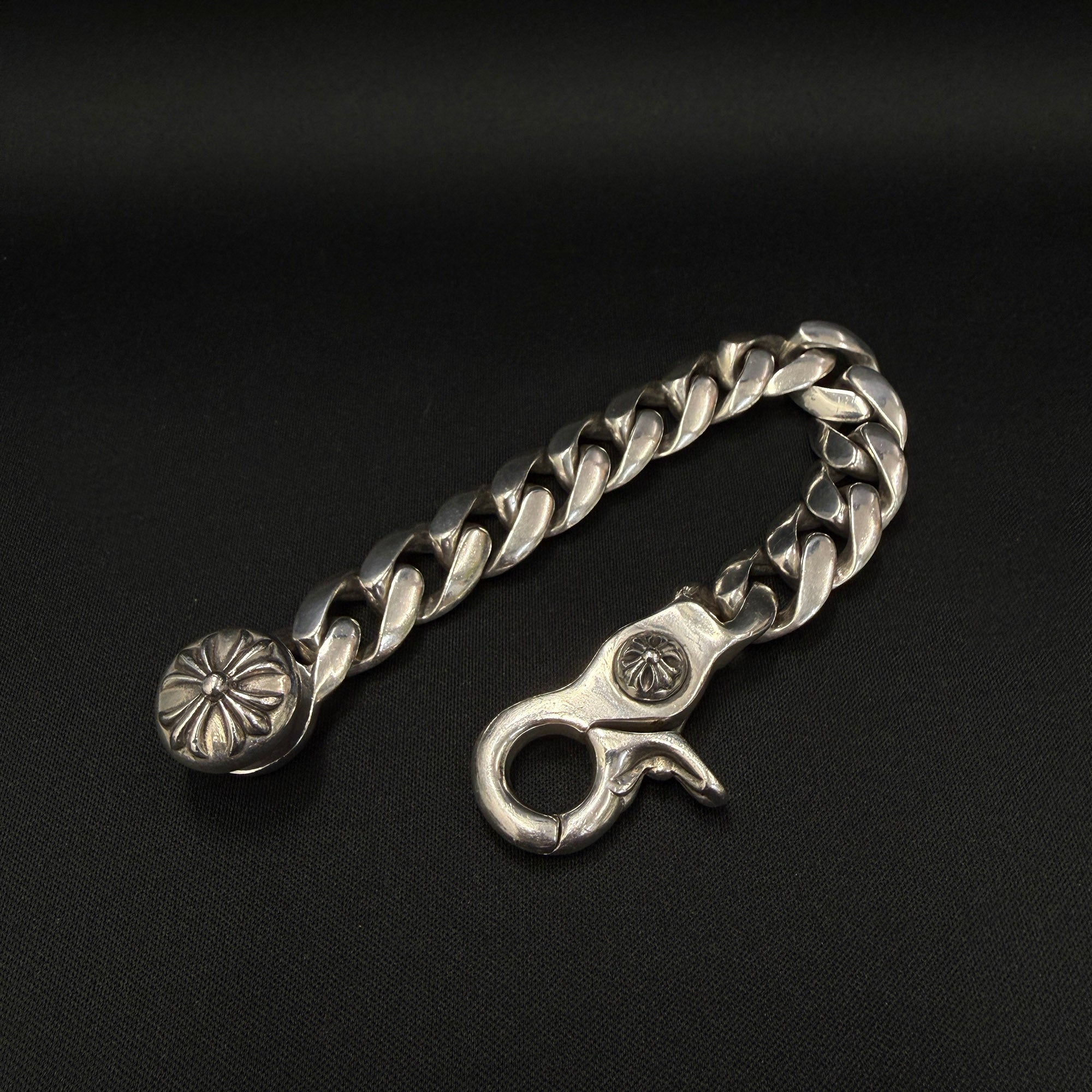 CHROME HEARTS Classic Chain Link Clip Bracelet 13 LINK クロムハーツ クラッシックチェーンリンク クリップ ブレスレット 13リンク