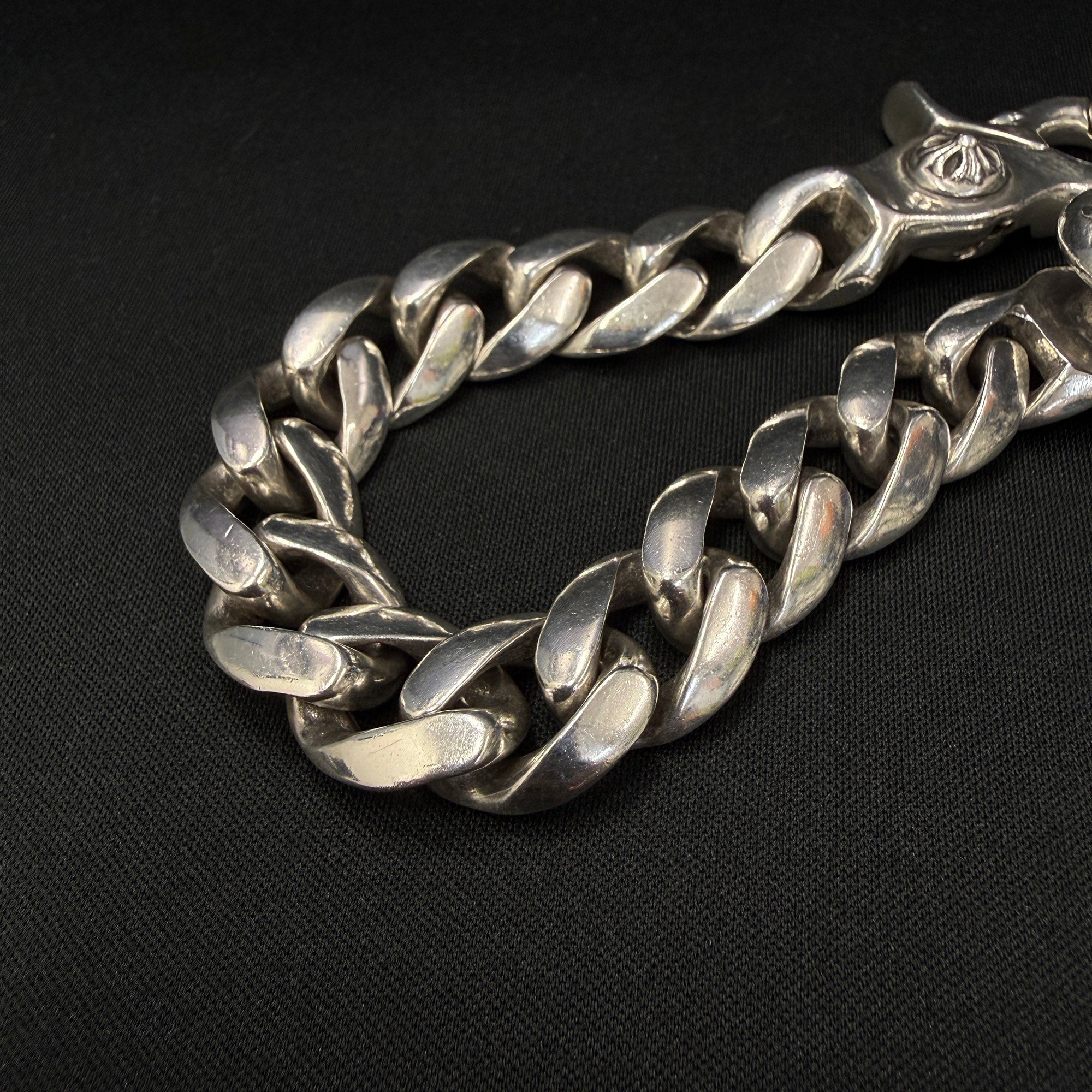 CHROME HEARTS Classic Chain Link Clip Bracelet 13 LINK クロムハーツ クラッシックチェーンリンク クリップ ブレスレット 13リンク