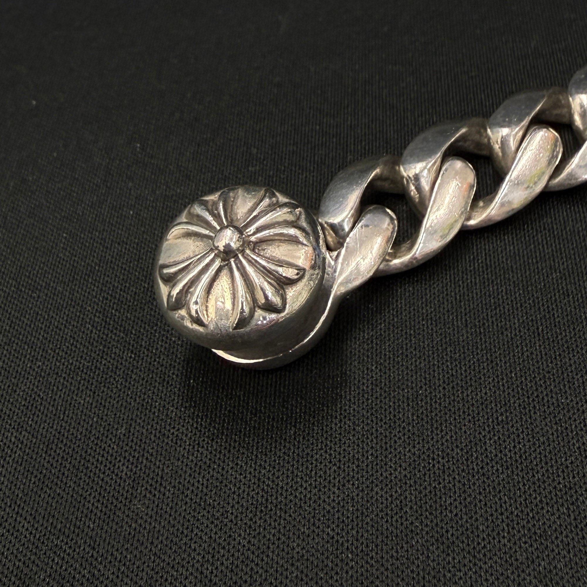 CHROME HEARTS Classic Chain Link Clip Bracelet 13 LINK クロム
